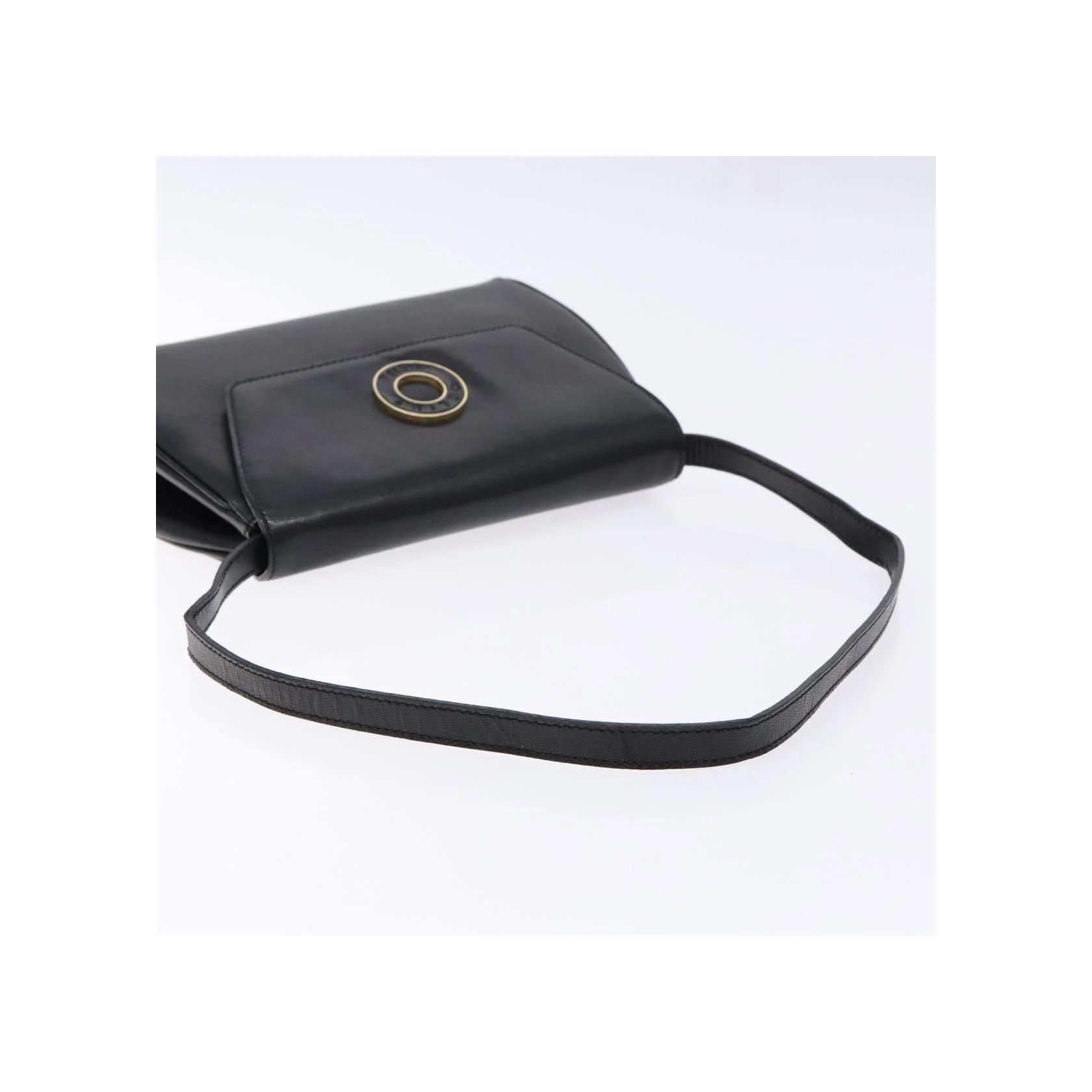 Sac Porté Croisé Celine Vintage Circle Logo - Black - Image 7