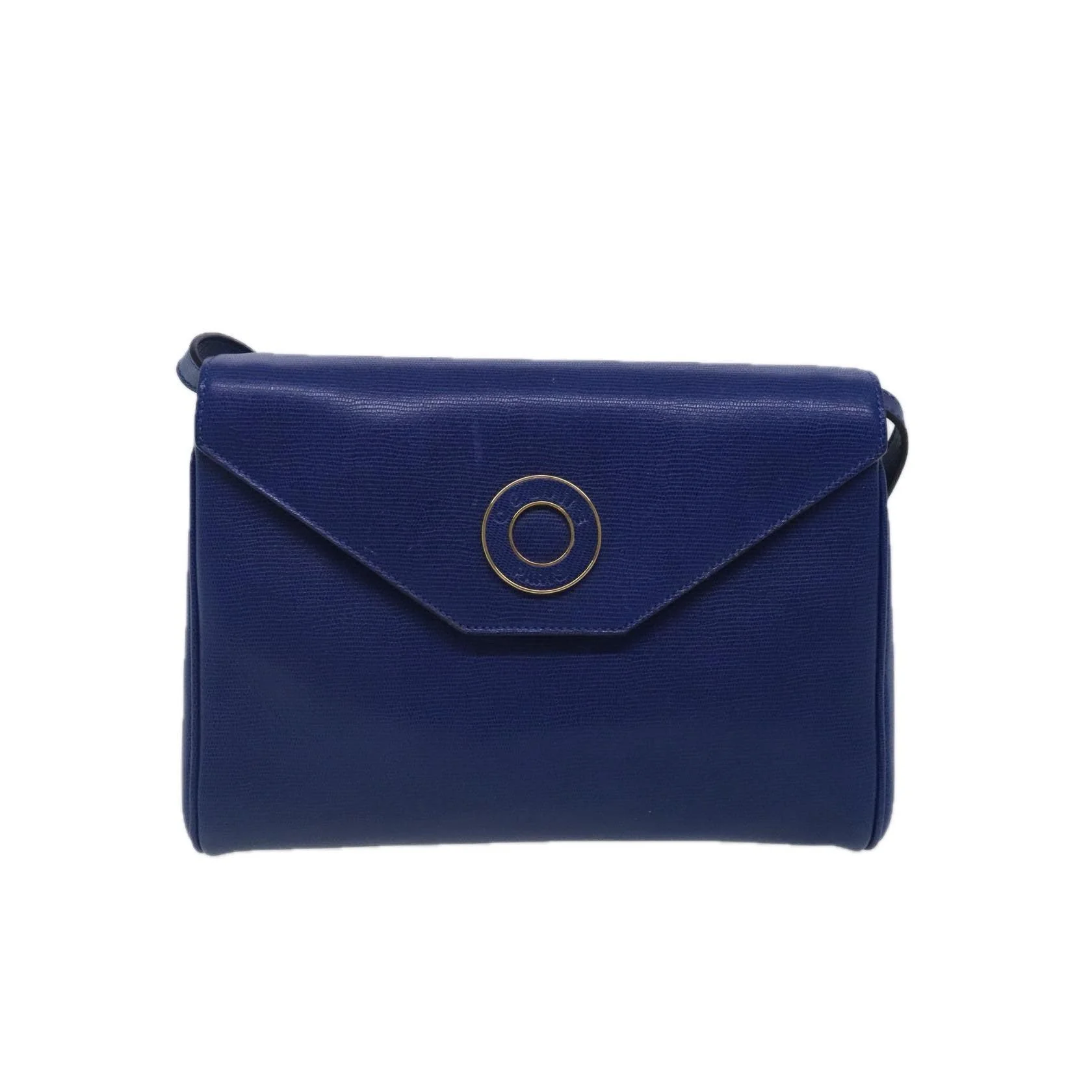Sac Porté Croisé Celine Vintage Circle Logo - Blue - Image 19
