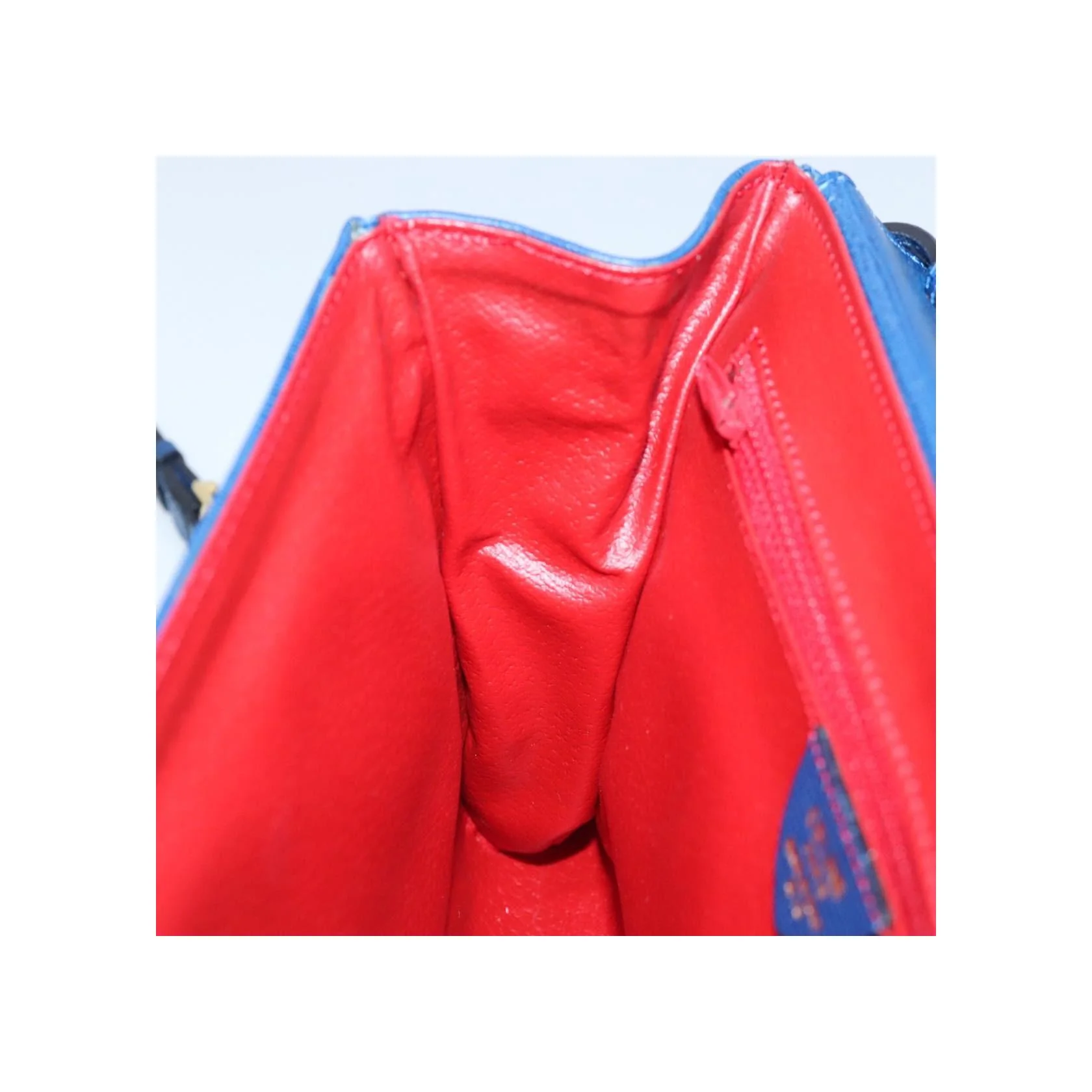 Sac Porté Croisé Celine Vintage Circle Logo - Blue - Image 20
