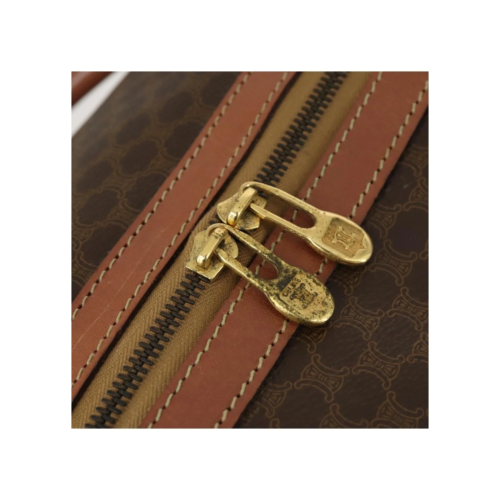 Sac De Voyage Celine Vintage - Brown - Image 12