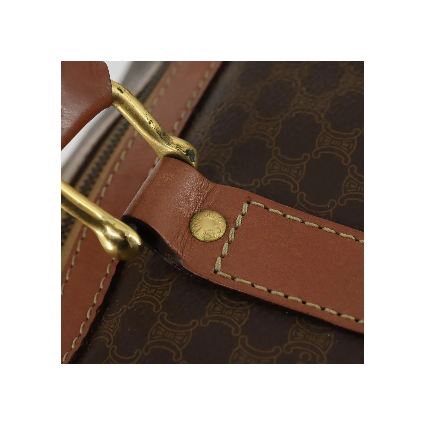 Sac De Voyage Celine Vintage - Brown - Image 19