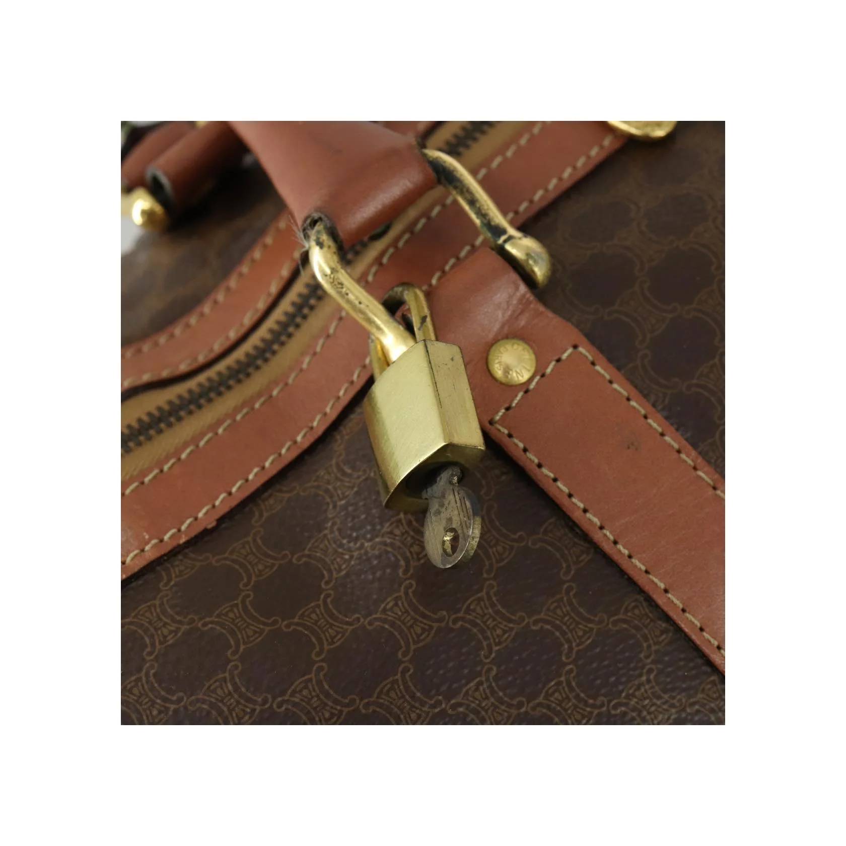 Sac De Voyage Celine Vintage - Brown - Image 21