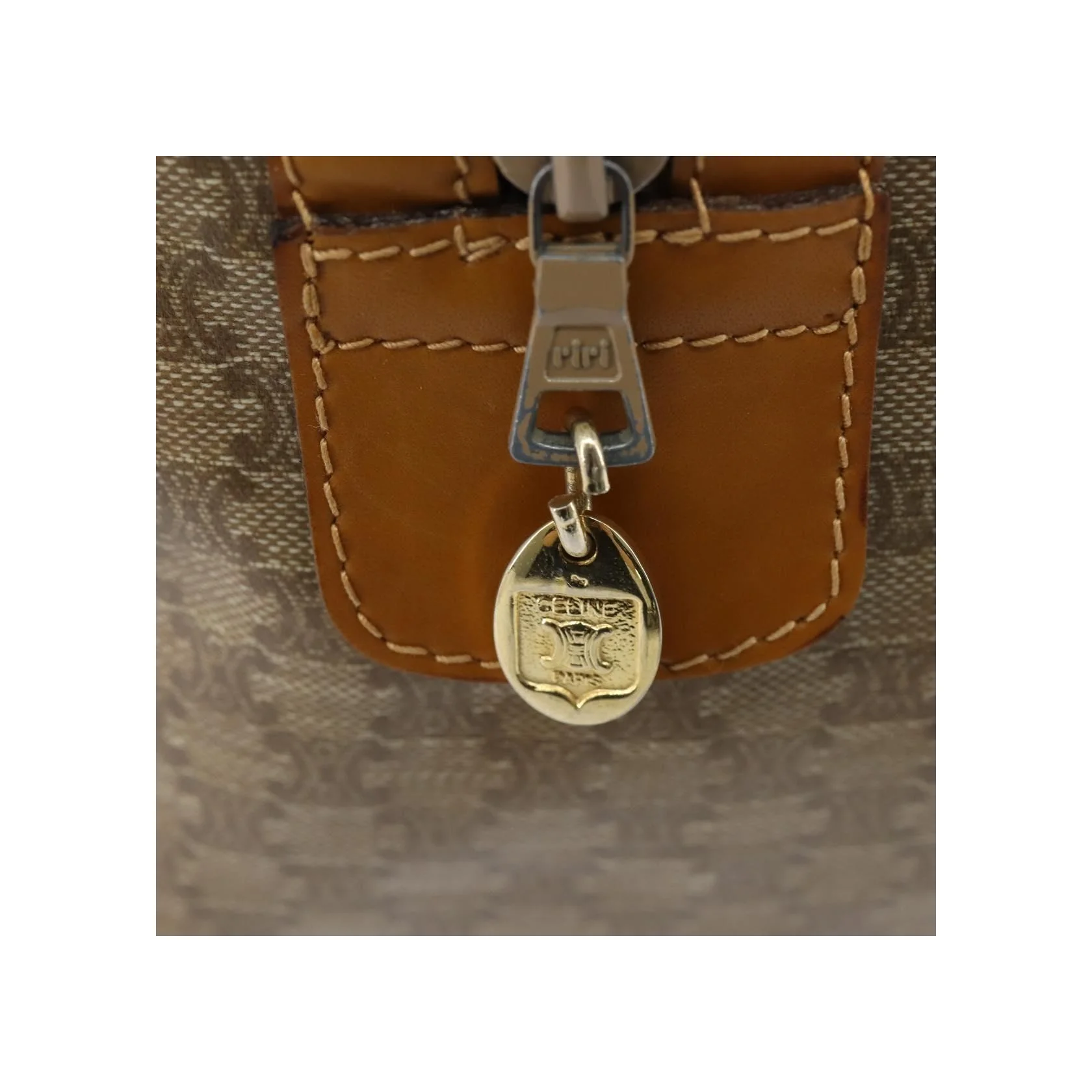 Sac De Voyage Celine Vintage - Beige - Image 13