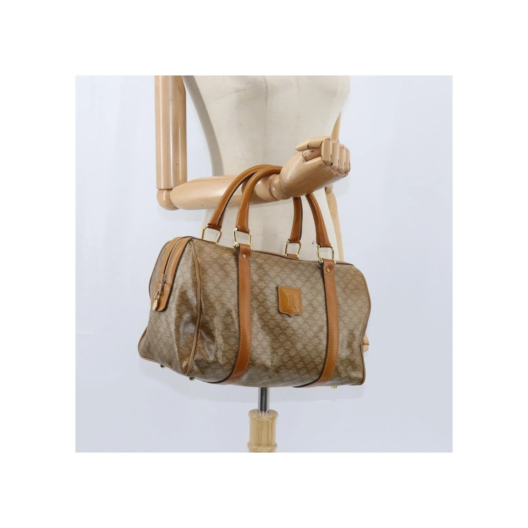 Sac De Voyage Celine Vintage - Beige - Image 14