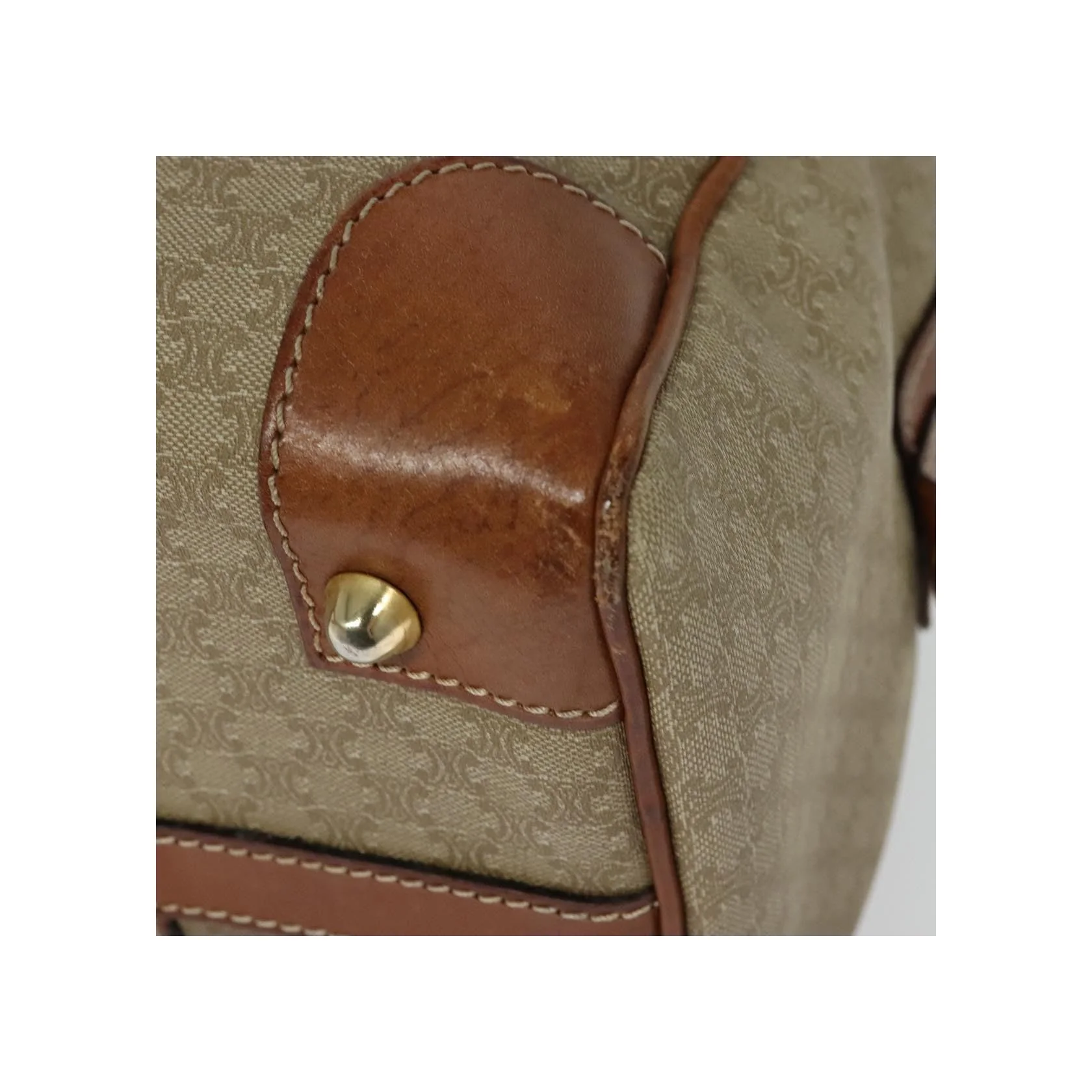 Sac De Voyage Celine Vintage - Beige - Image 11