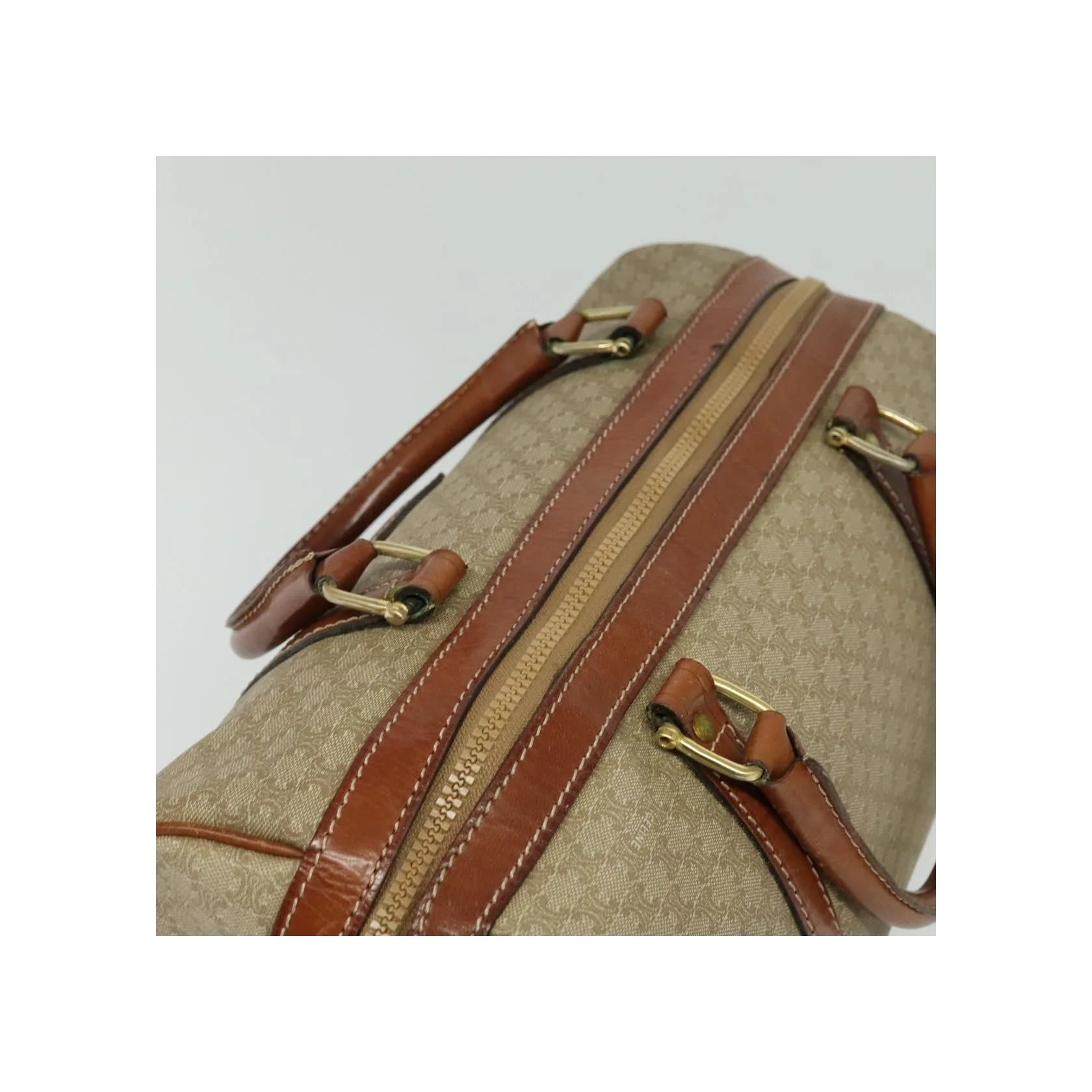 Sac De Voyage Celine Vintage - Beige - Image 15