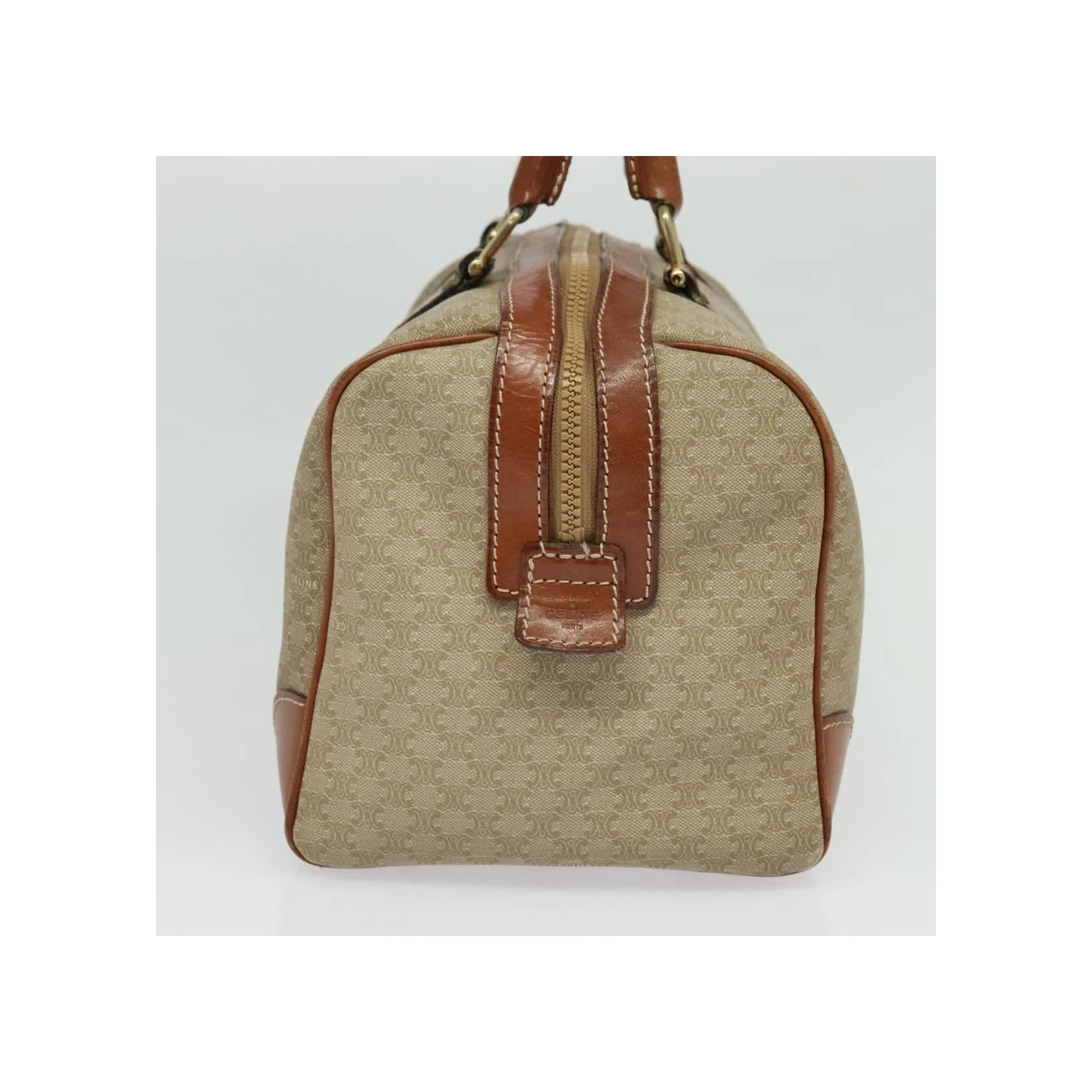 Sac De Voyage Celine Vintage - Beige - Image 4