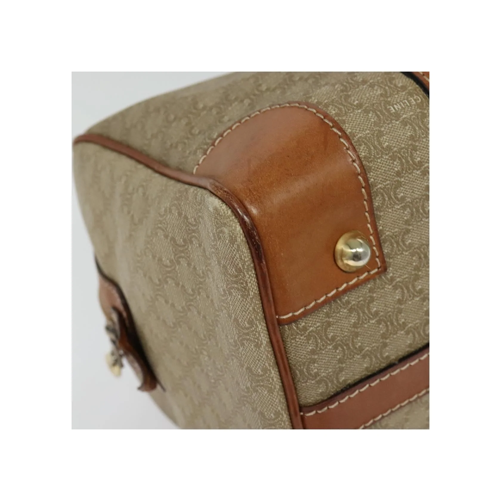 Sac De Voyage Celine Vintage - Beige - Image 9