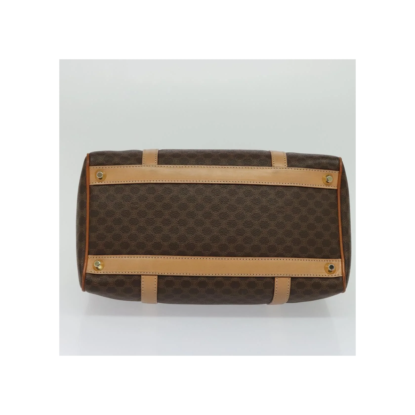 Sac Boston Celine Vintage Macadam - Brown - Image 15