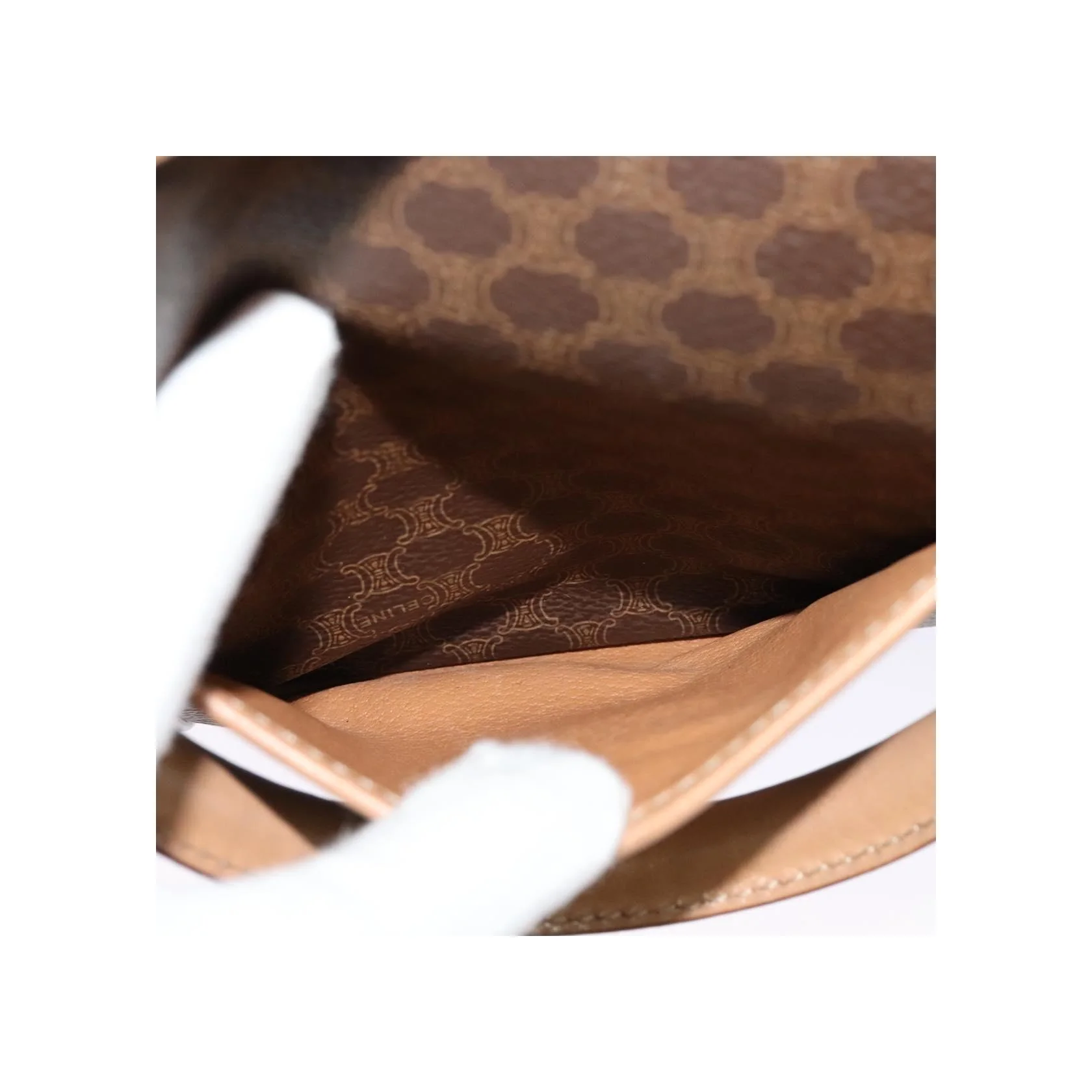 Sac Boston Celine Vintage Macadam - Brown - Image 22