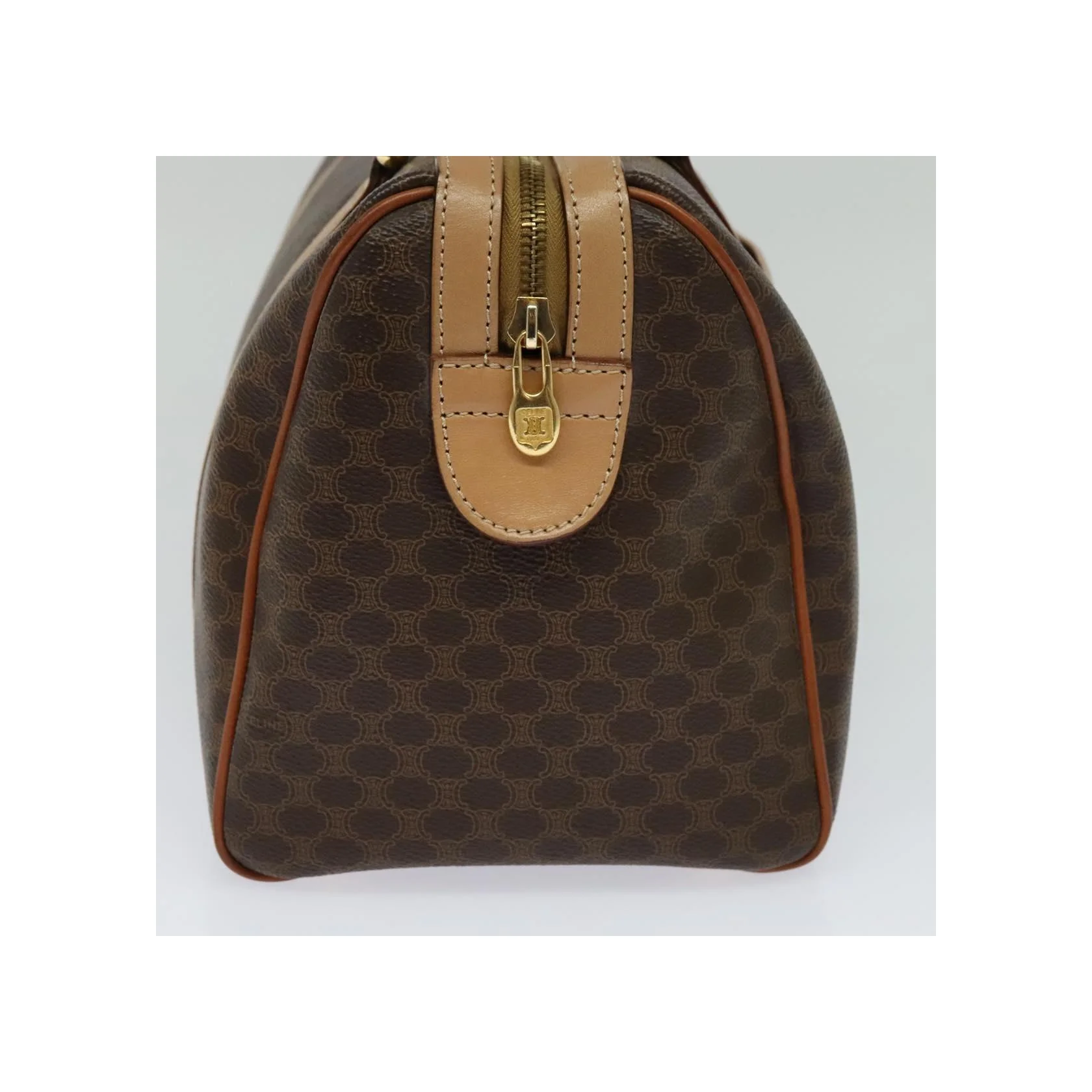 Sac Boston Celine Vintage Macadam - Brown - Image 3