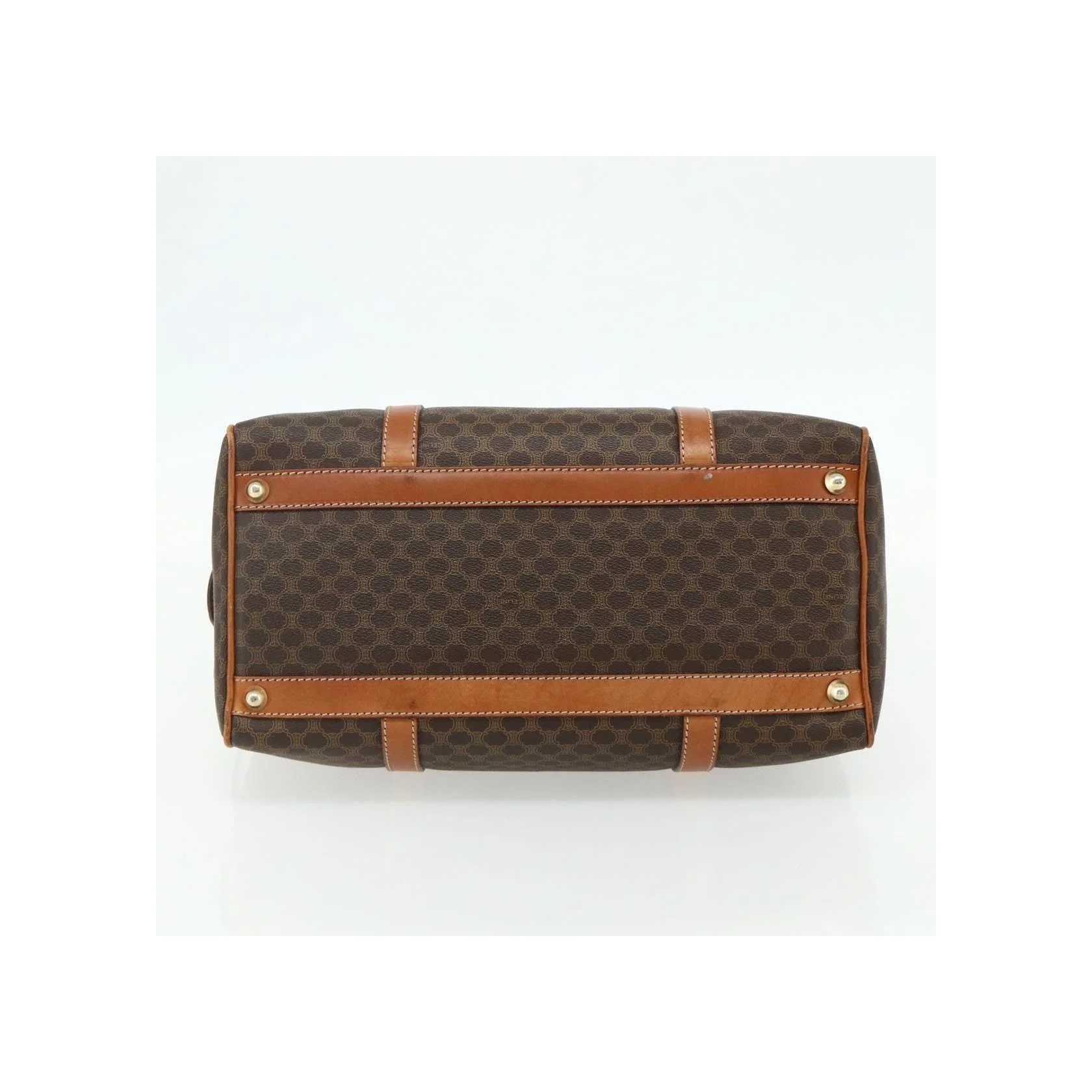 Sac Boston Celine Vintage Macadam - Brown - Image 16