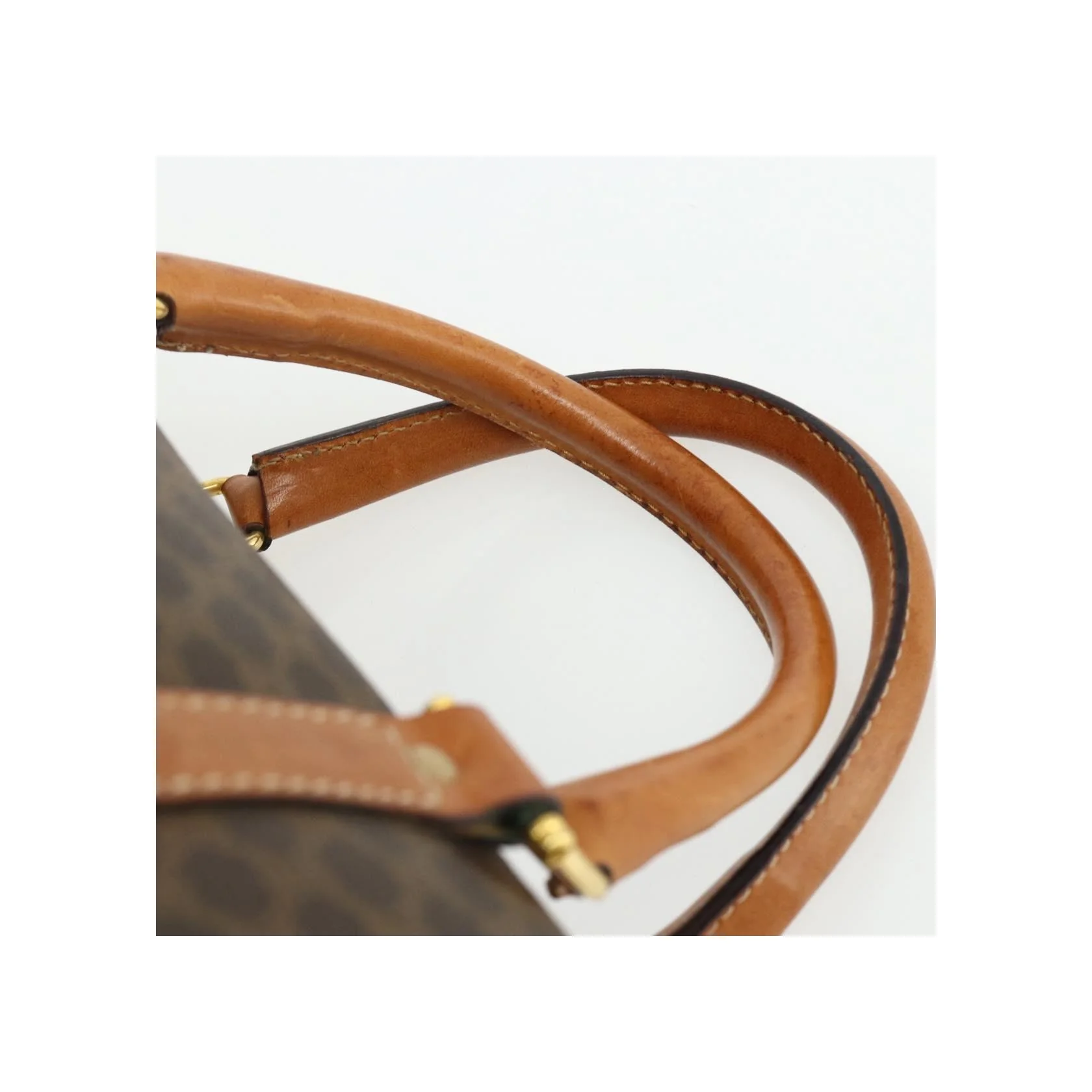 Sac Boston Celine Vintage Macadam - Brown - Image 18
