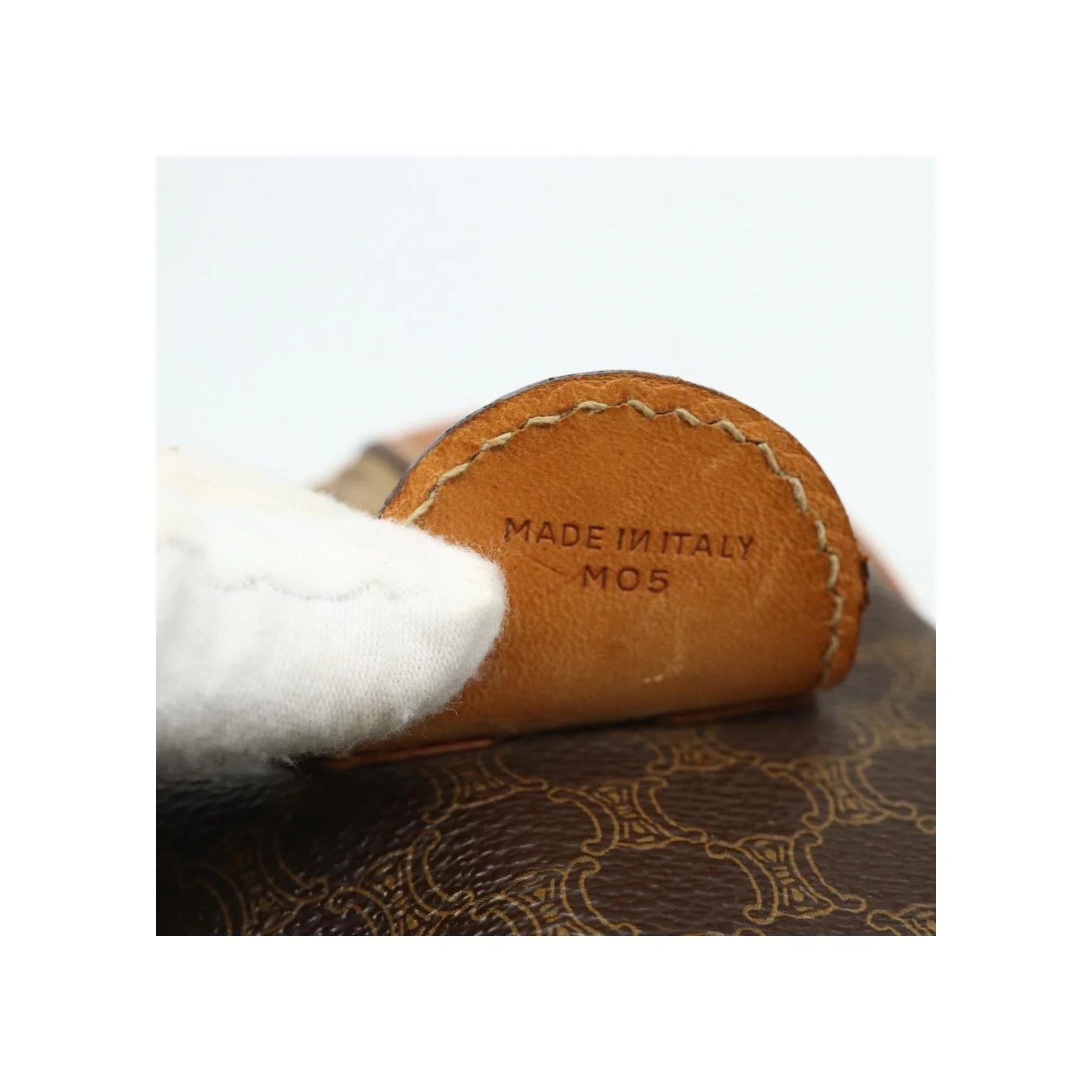Sac Boston Celine Vintage Macadam - Brown - Image 7