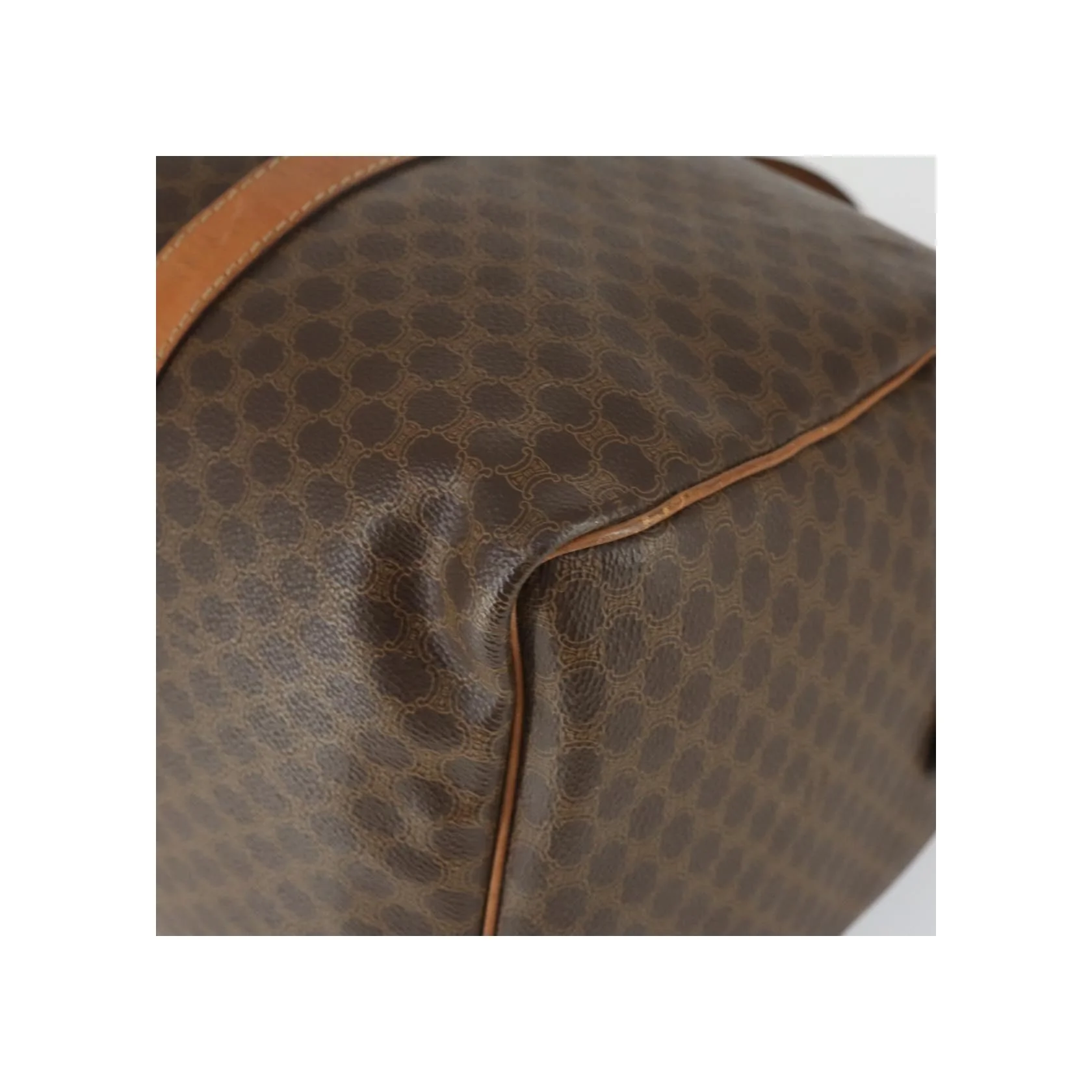 Sac Boston Celine Vintage Macadam - Brown - Image 10