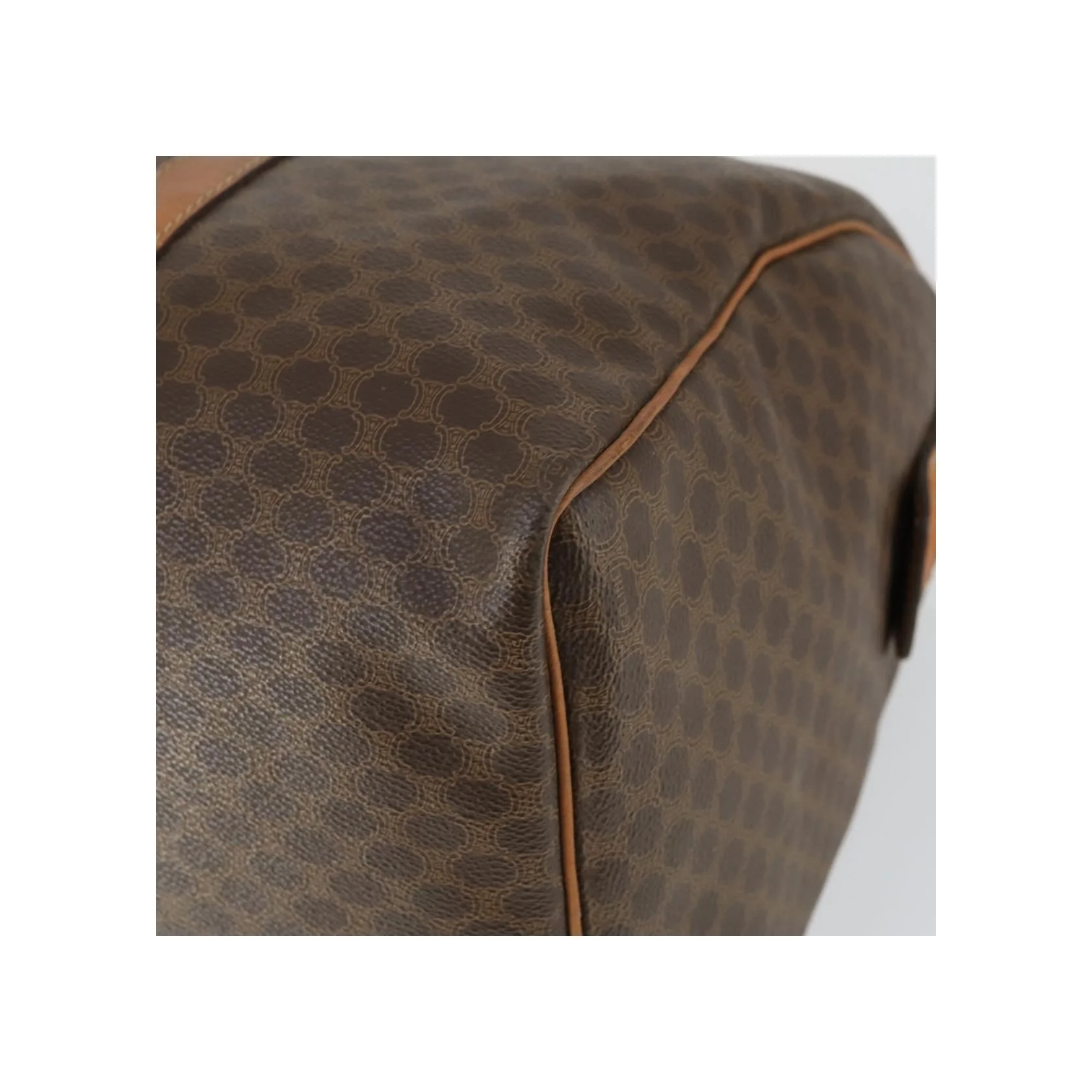 Sac Boston Celine Vintage Macadam - Brown - Image 11