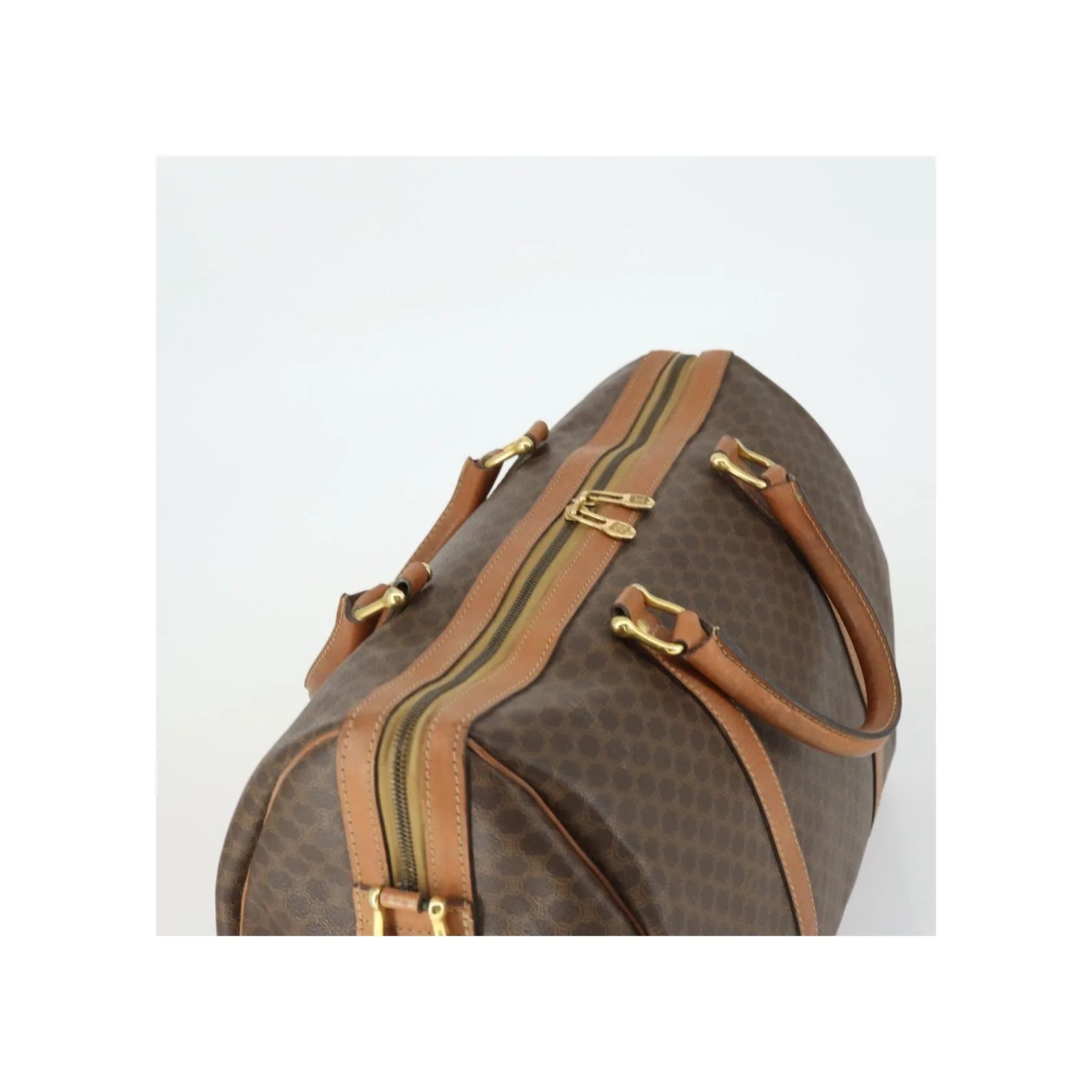 Sac Boston Celine Vintage Macadam - Brown - Image 16