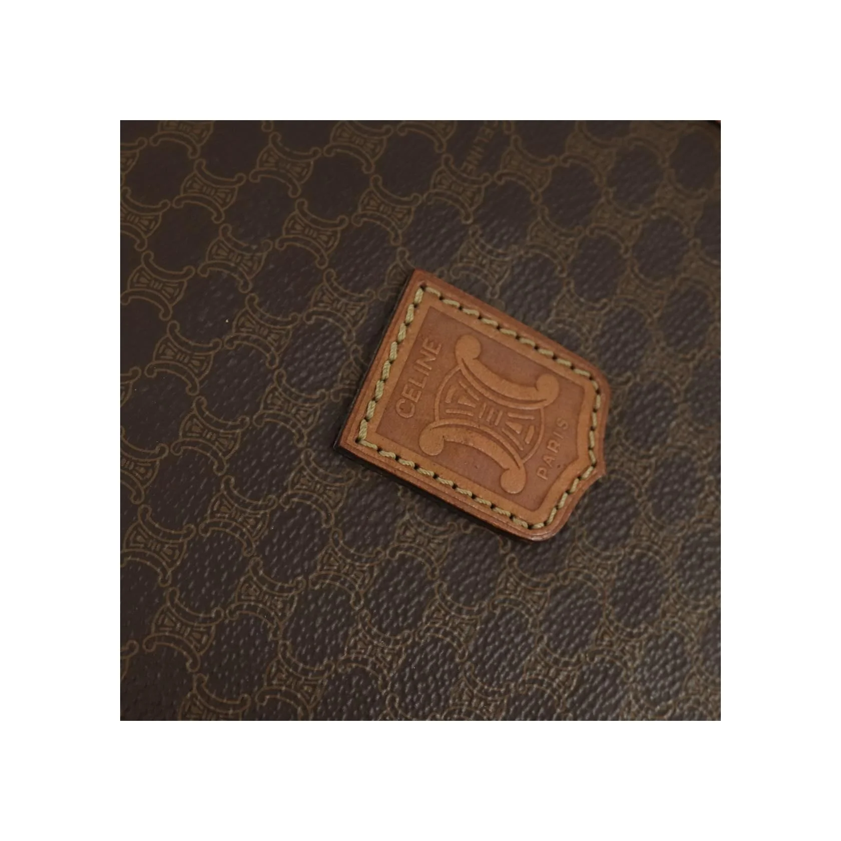 Sac Boston Celine Vintage Macadam - Brown - Image 20