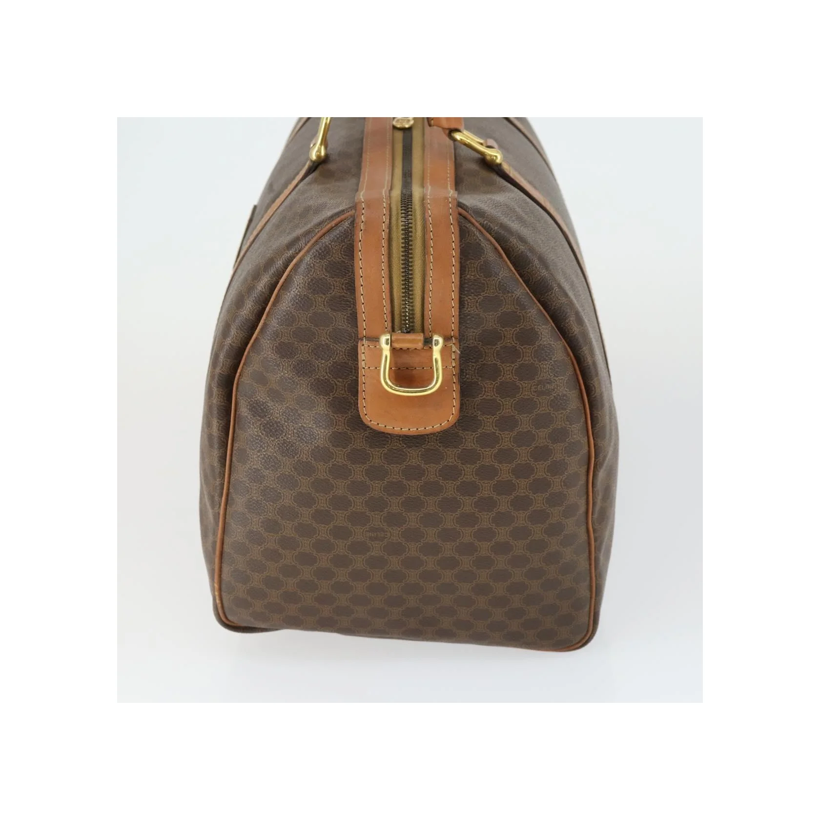 Sac Boston Celine Vintage Macadam - Brown - Image 3