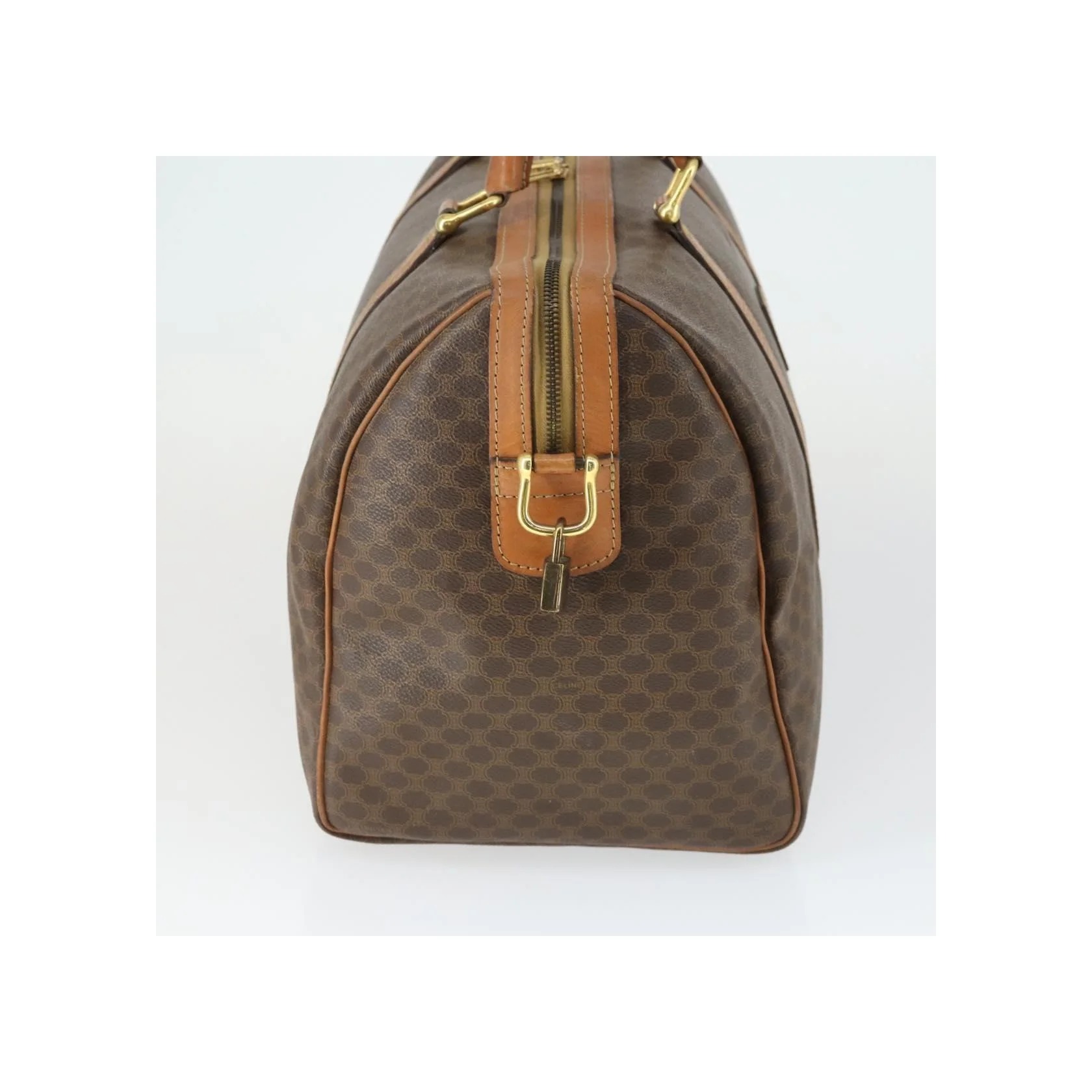 Sac Boston Celine Vintage Macadam - Brown - Image 4
