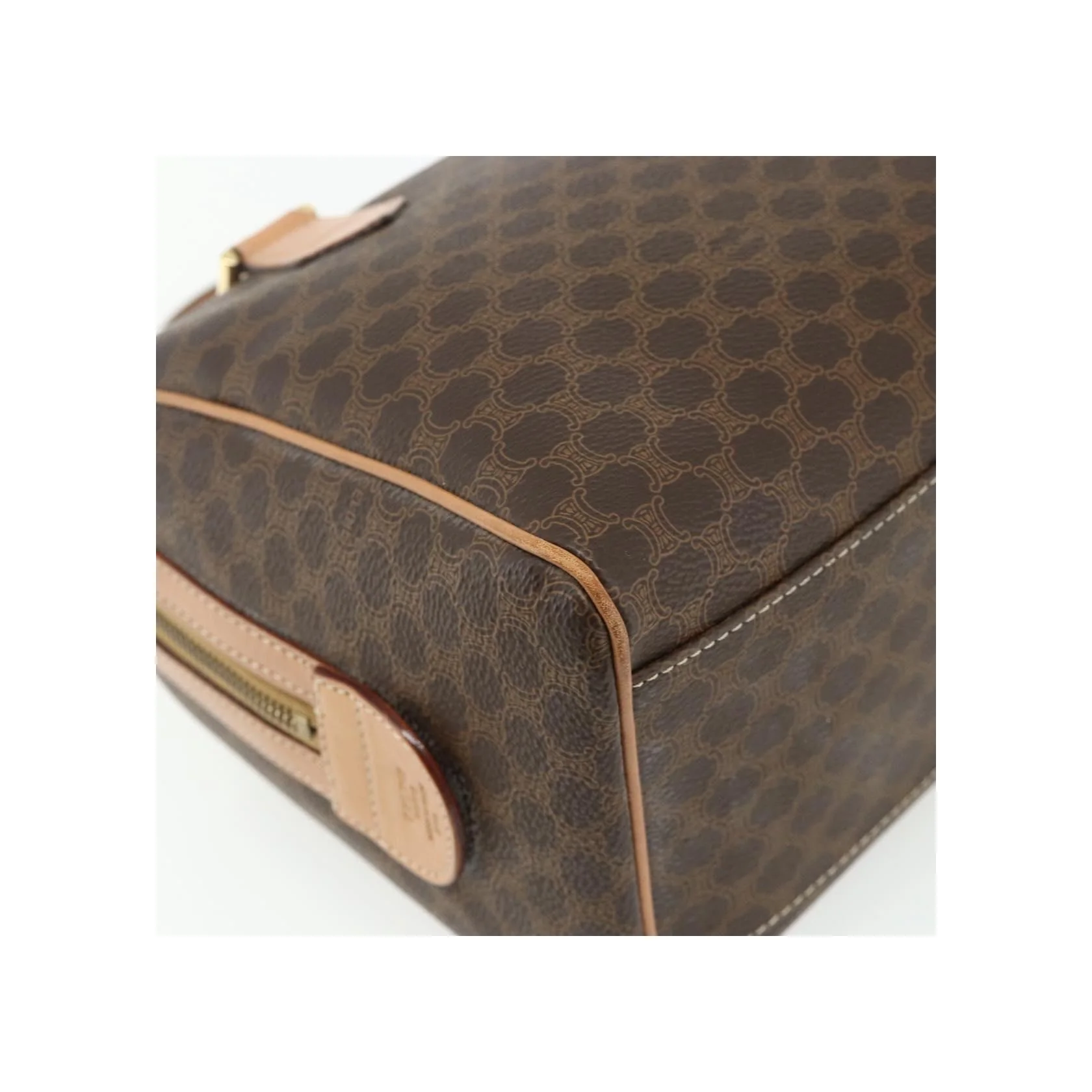 Sac Boston Celine Vintage Macadam - Brown - Image 11