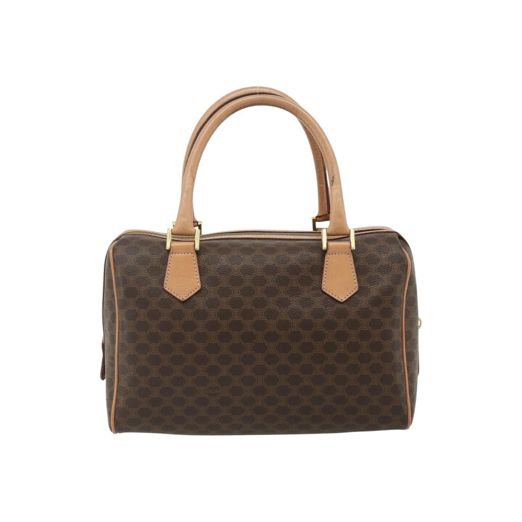Sac Boston Celine Vintage Macadam - Brown - Image 2