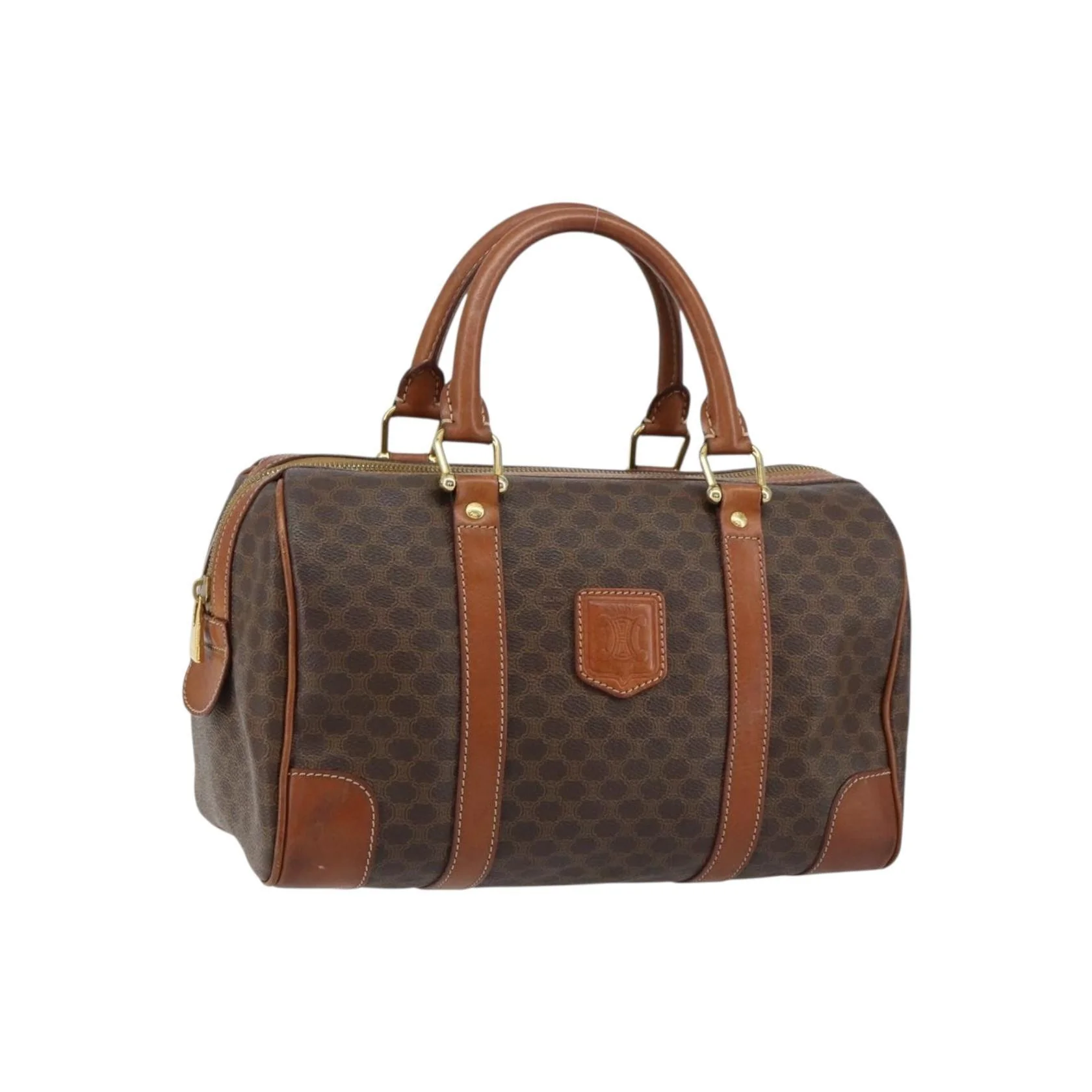 Sac Boston Celine Vintage Macadam - Brown - Image 22