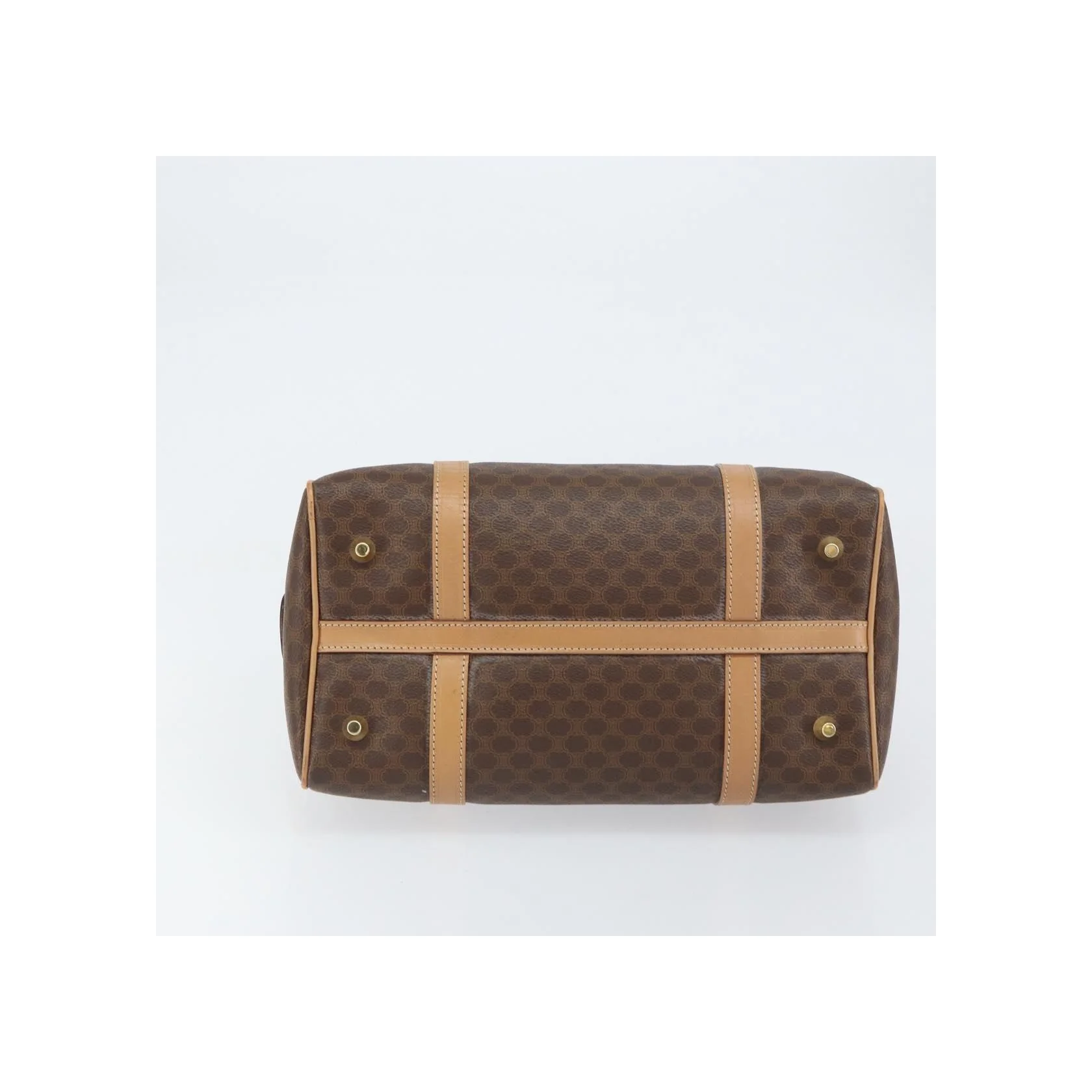 Sac Boston Celine Vintage Macadam - Brown - Image 14