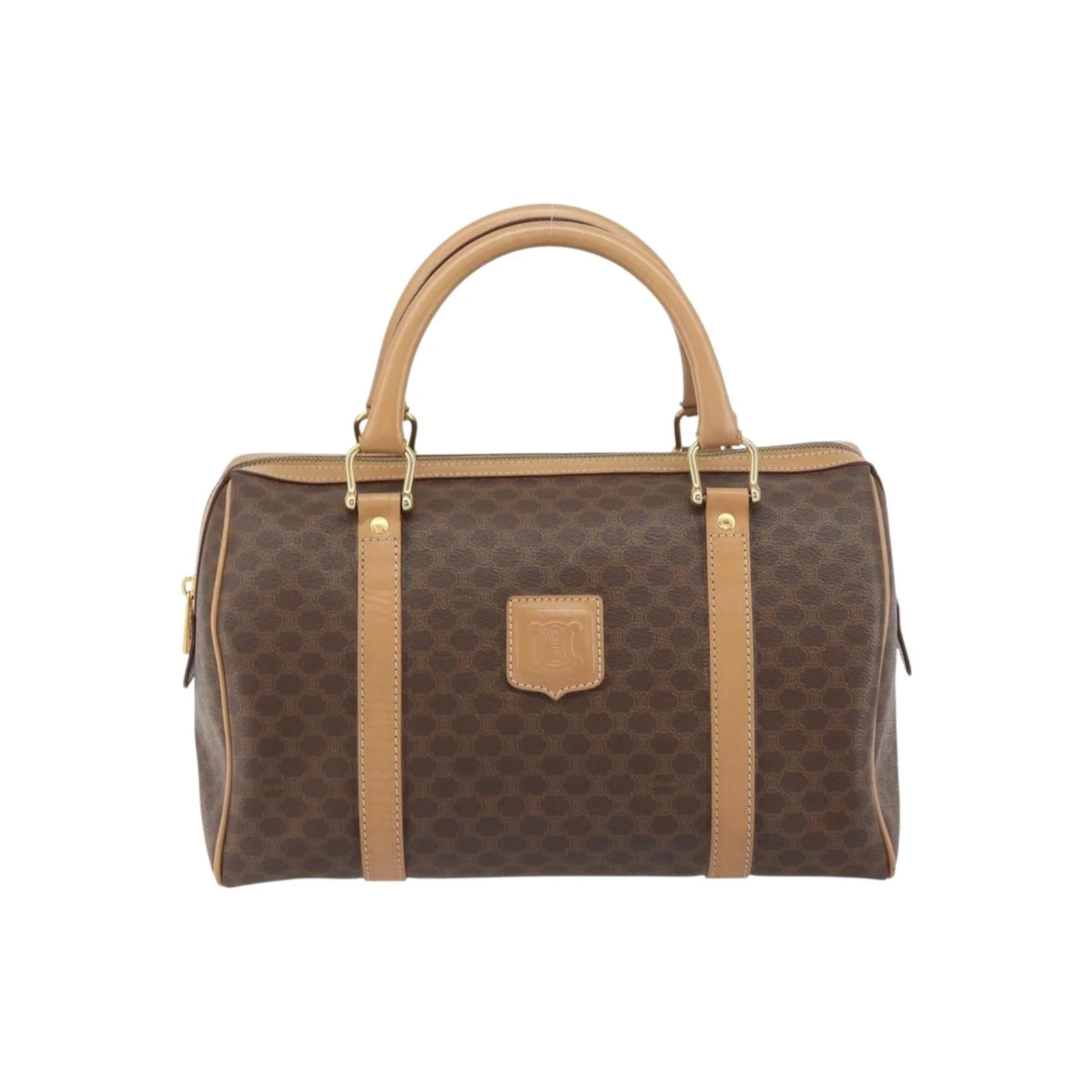 Sac Boston Celine Vintage Macadam - Brown - Image 18