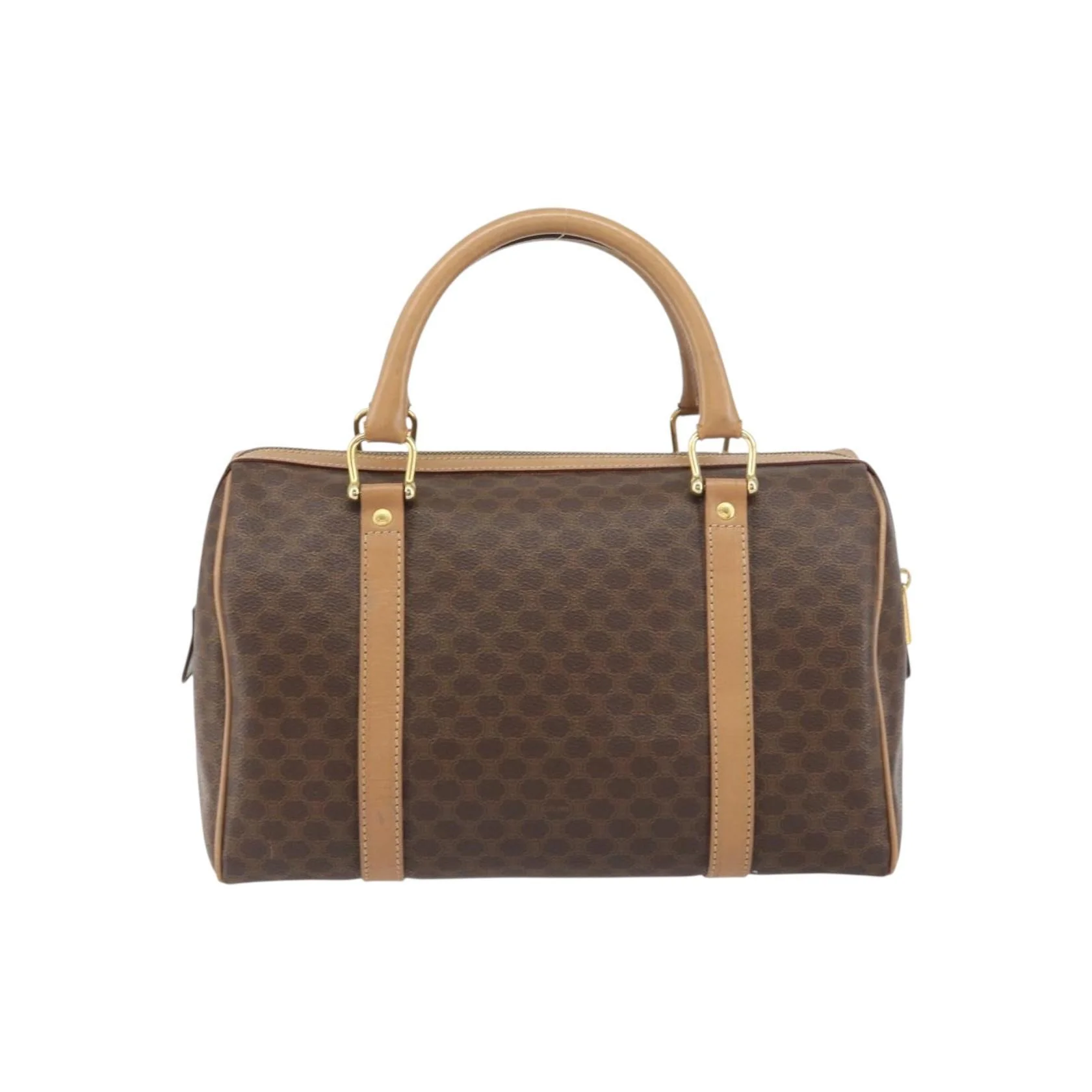 Sac Boston Celine Vintage Macadam - Brown - Image 2