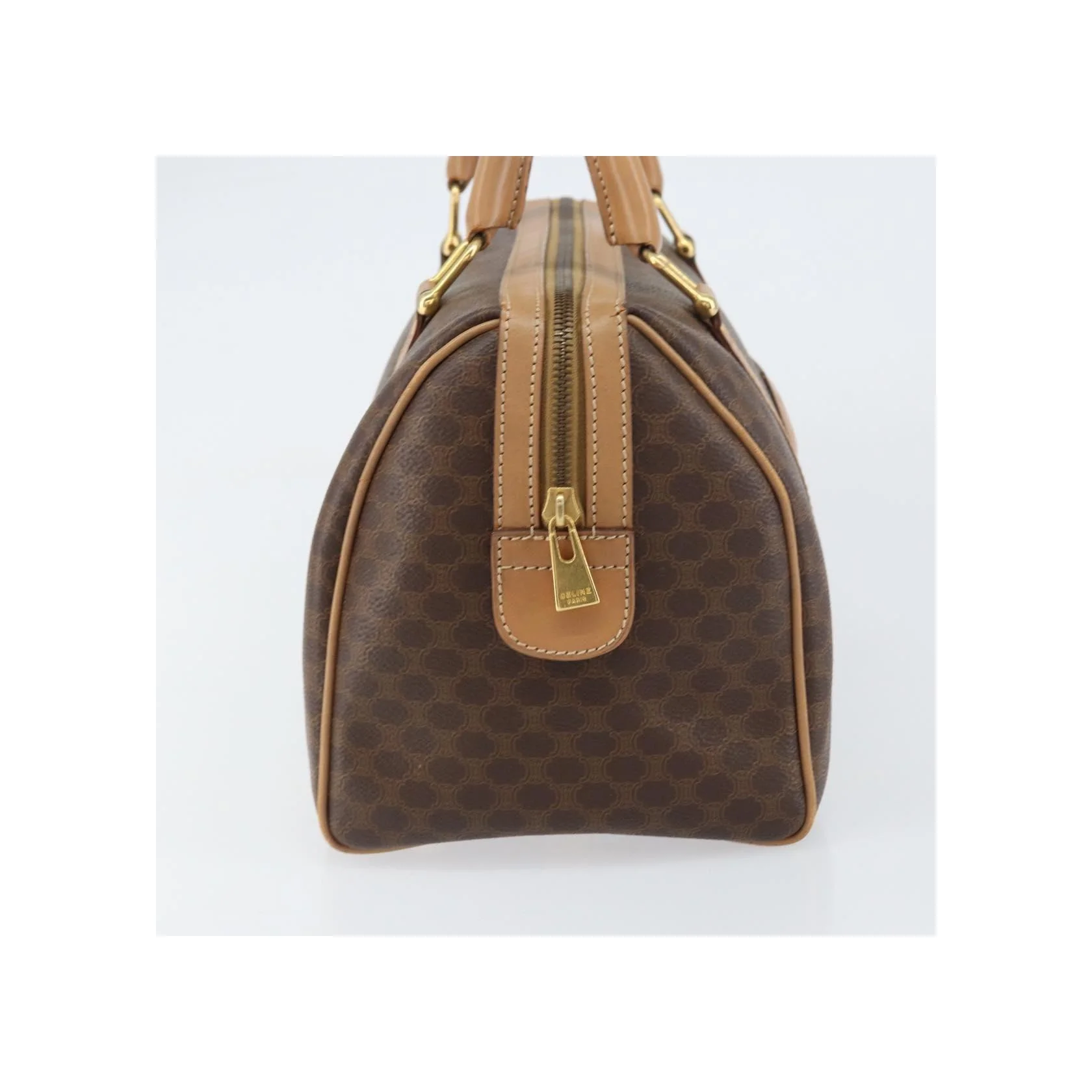 Sac Boston Celine Vintage Macadam - Brown - Image 3