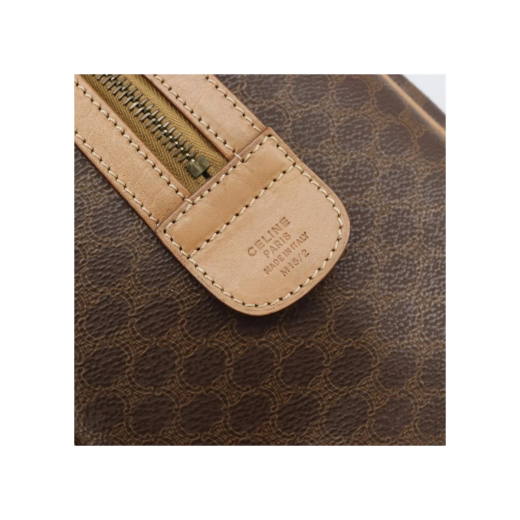 Sac Boston Celine Vintage Macadam - Brown - Image 6