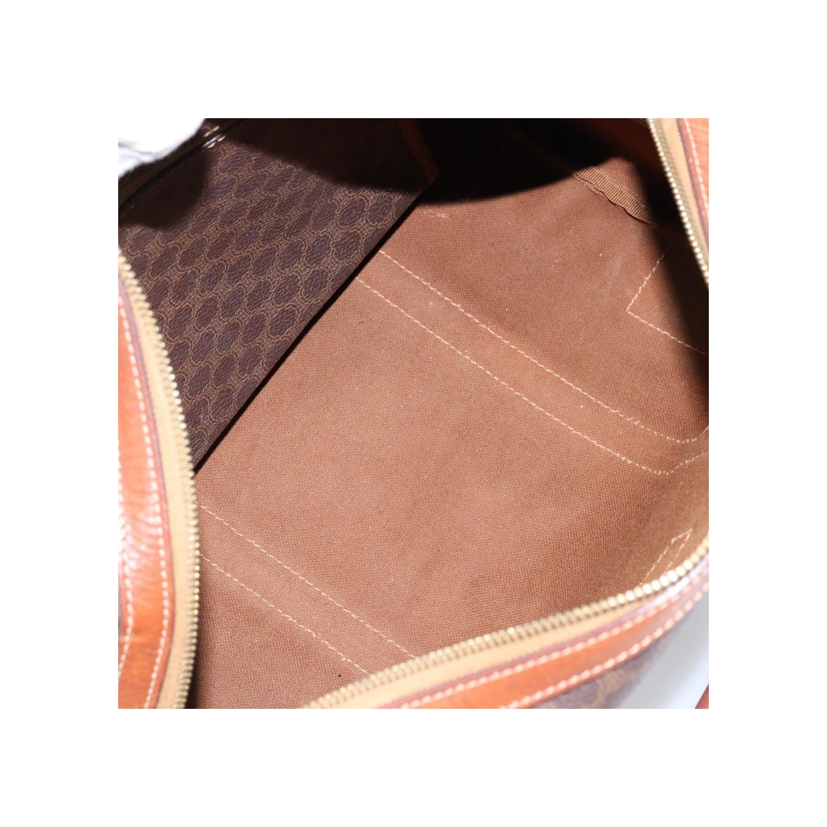 Sac Boston Celine Vintage Macadam - Brown - Image 5