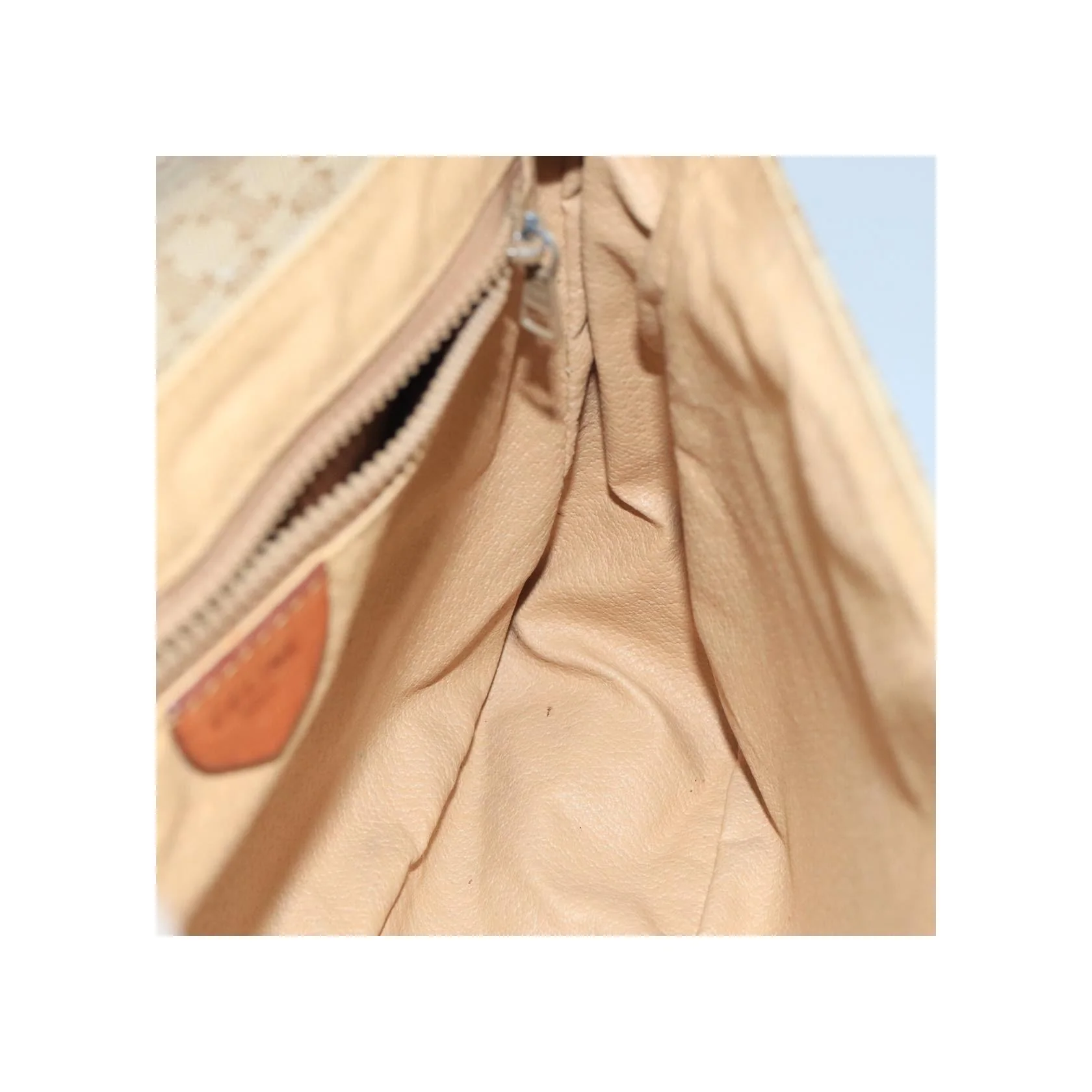 Sac À Bandoulière Celine Vintage Macadam Circle Logo - Beige - Image 22