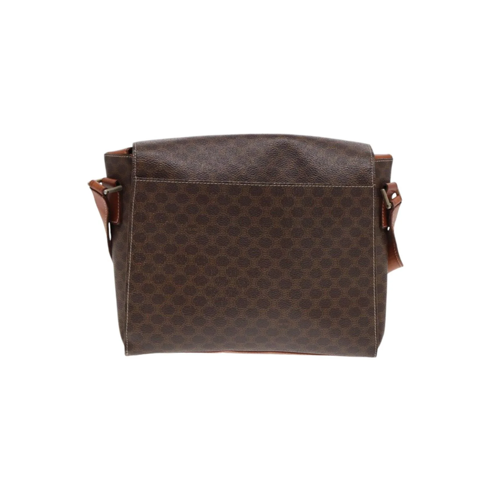 Sac À Bandoulière Celine Vintage Macadam Circle Logo - Brown - Image 2