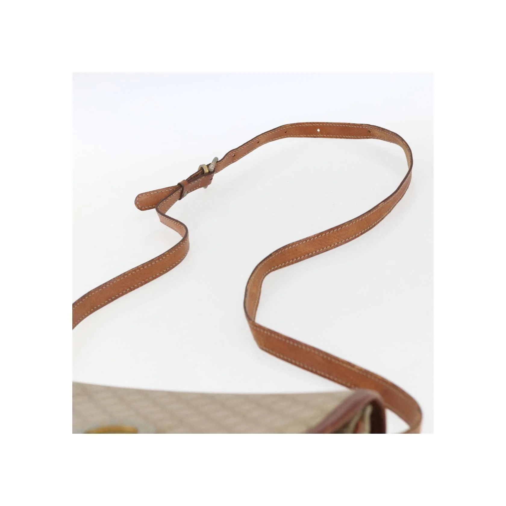 Sac À Bandoulière Celine Vintage Macadam Circle Logo - Beige - Image 15