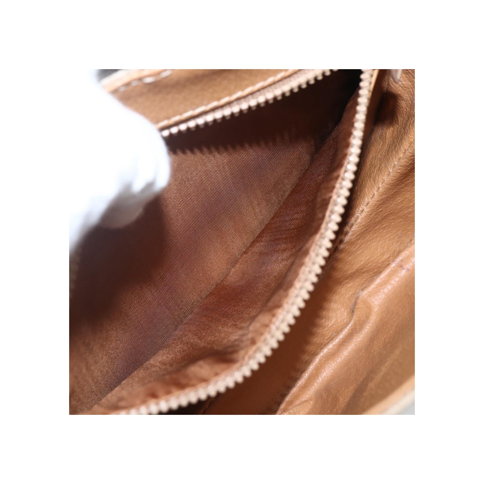 Sac À Bandoulière Celine Vintage Macadam Circle Logo - Beige - Image 20