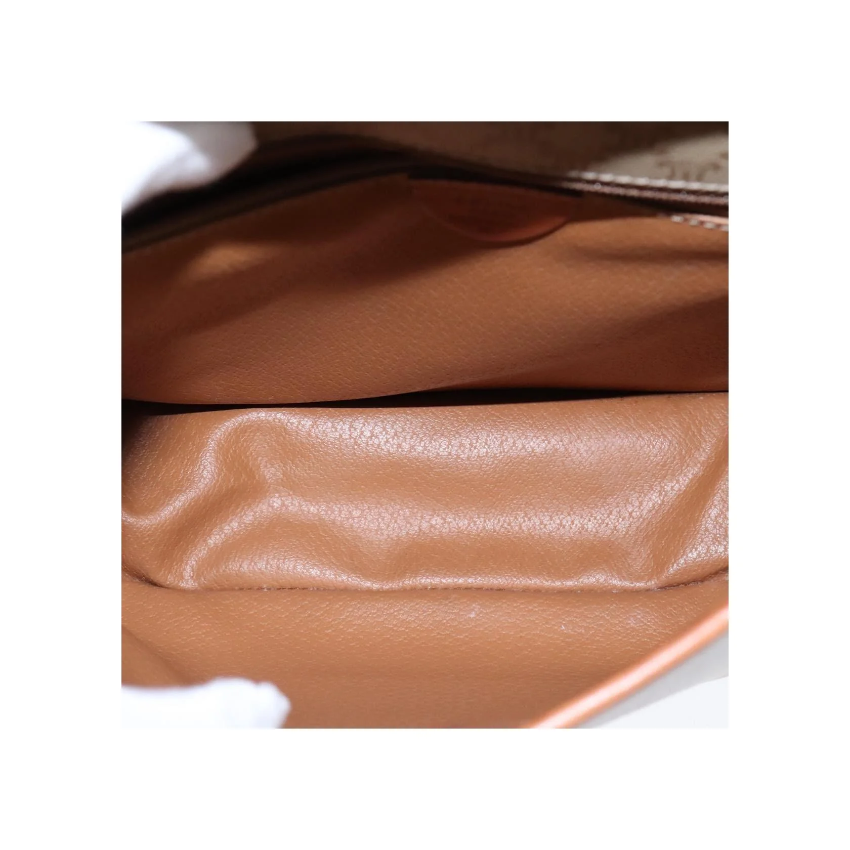 Sac À Bandoulière Celine Vintage Macadam Circle Logo - Beige - Image 5