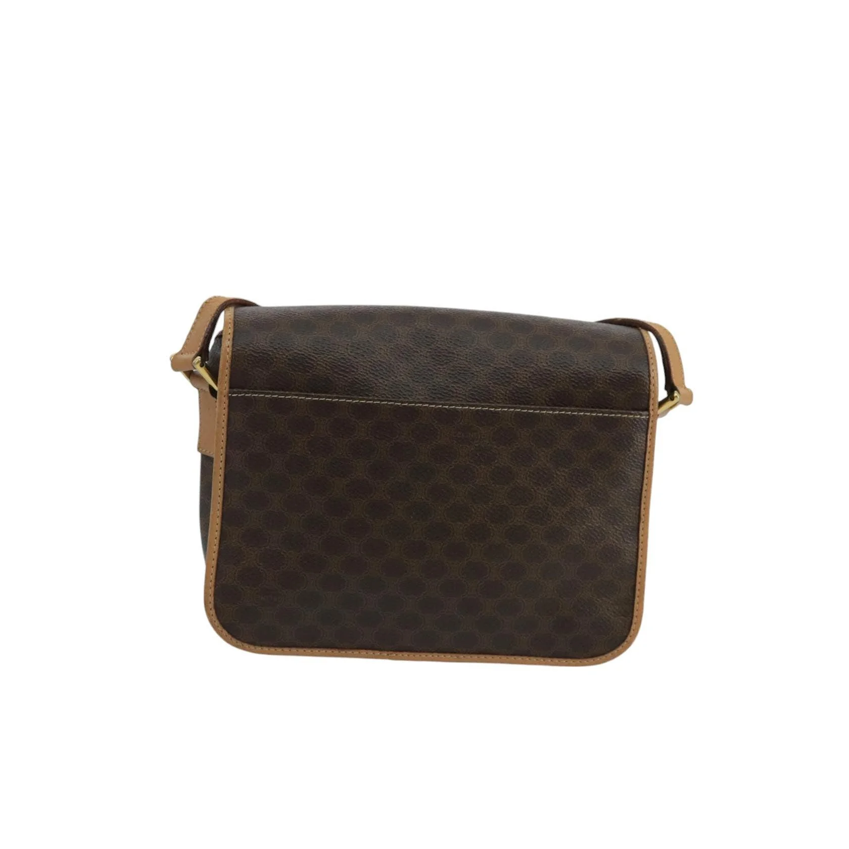 Sac À Bandoulière Celine Vintage Macadam Circle Logo - Brown - Image 2