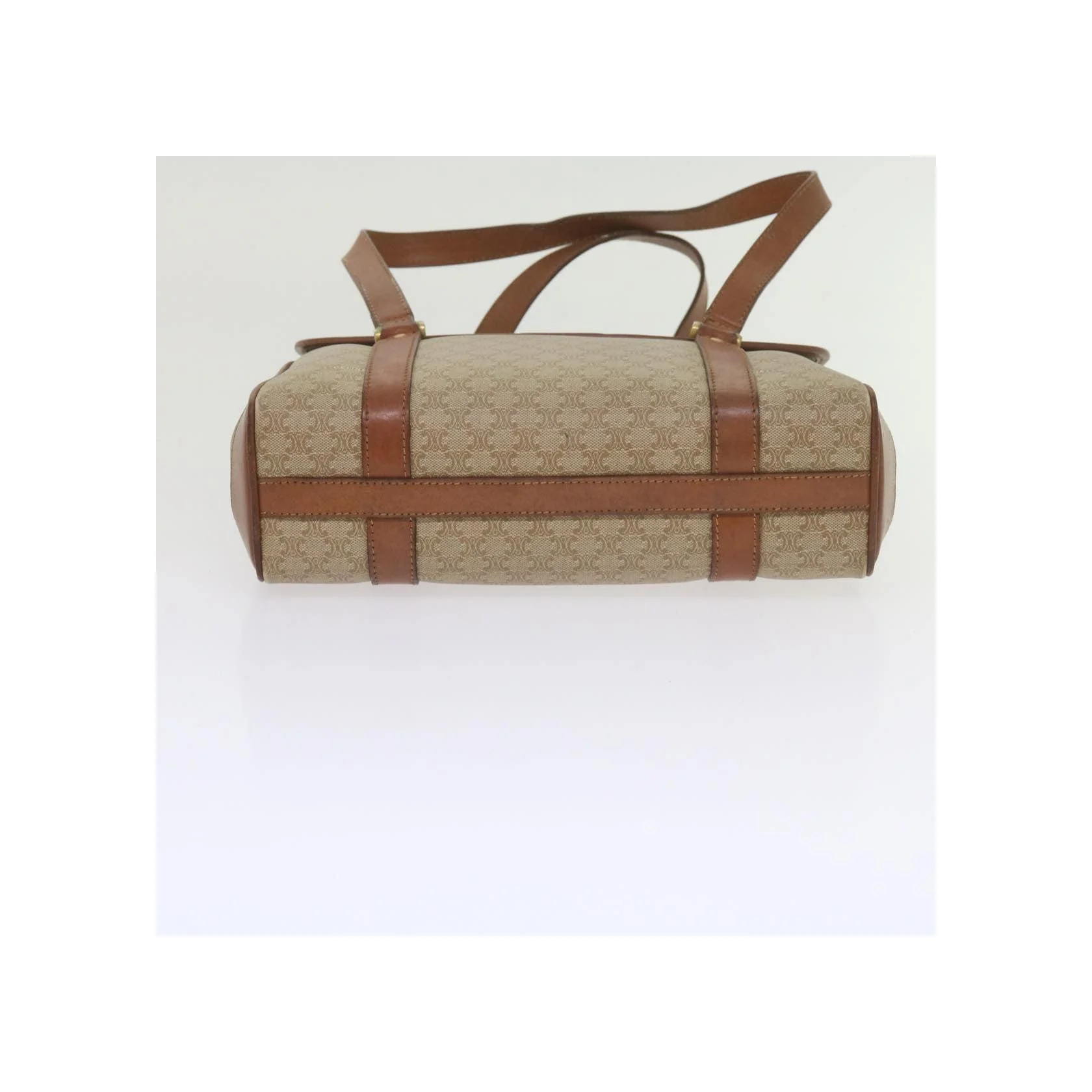 Sac À Main Celine Vintage Macadam - Beige - Image 13