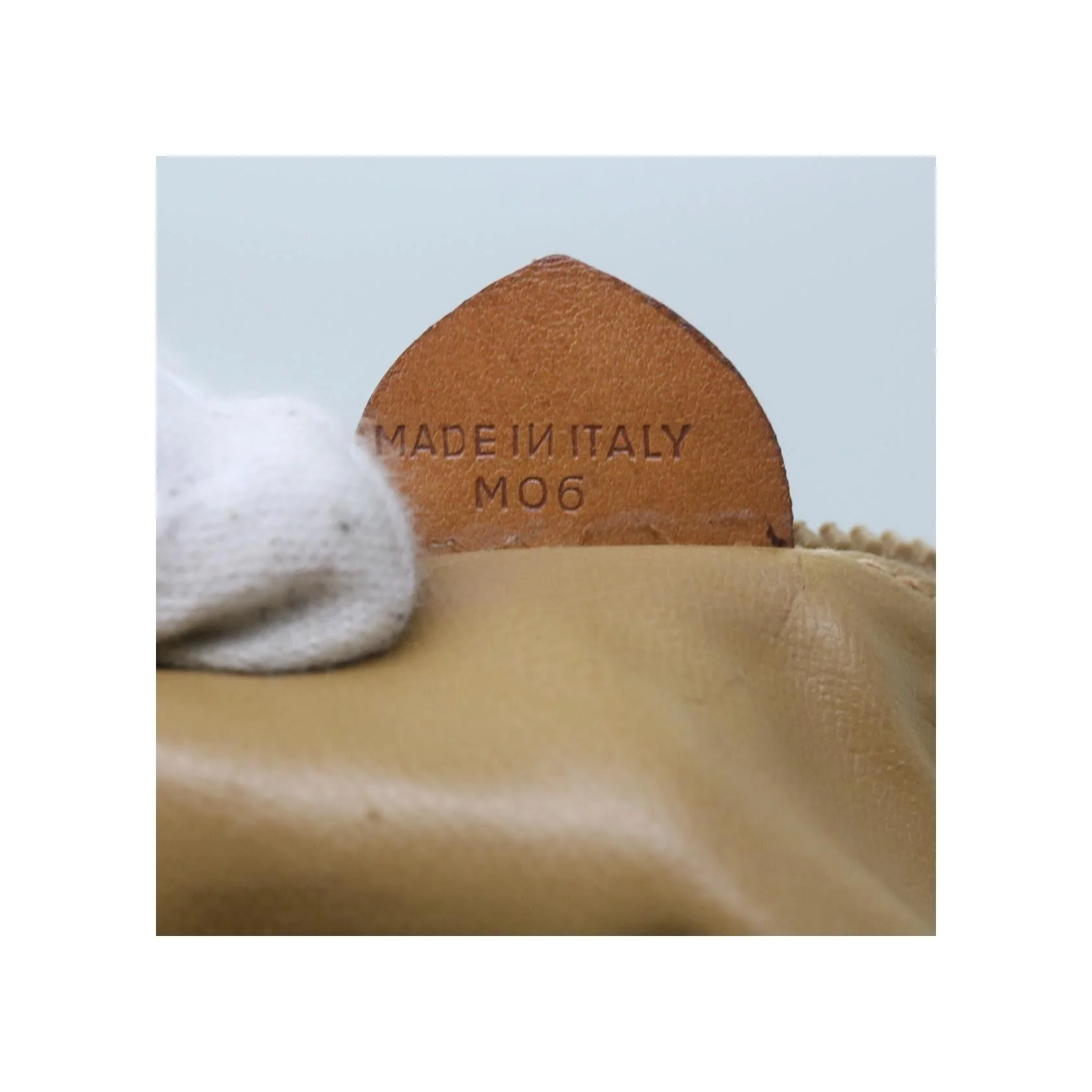 Sac À Main Celine Vintage Macadam - Beige - Image 6