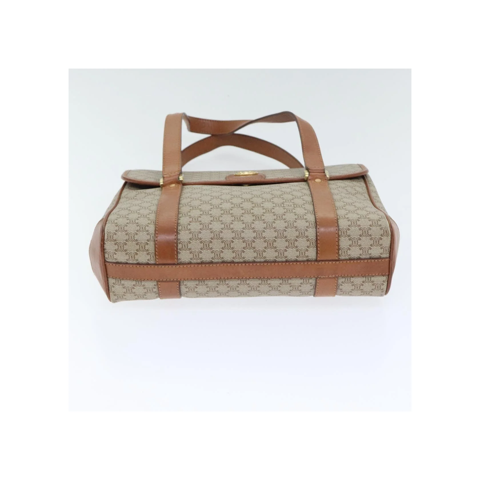 Sac À Main Celine Vintage Macadam - Beige - Image 16