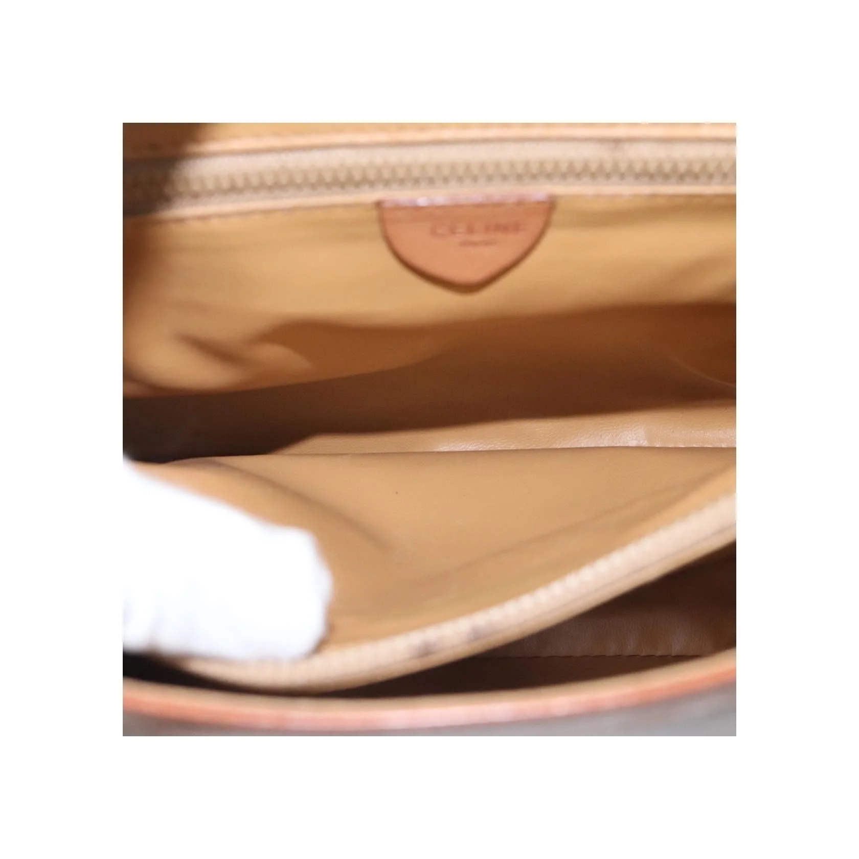 Sac À Main Celine Vintage Macadam - Beige - Image 20