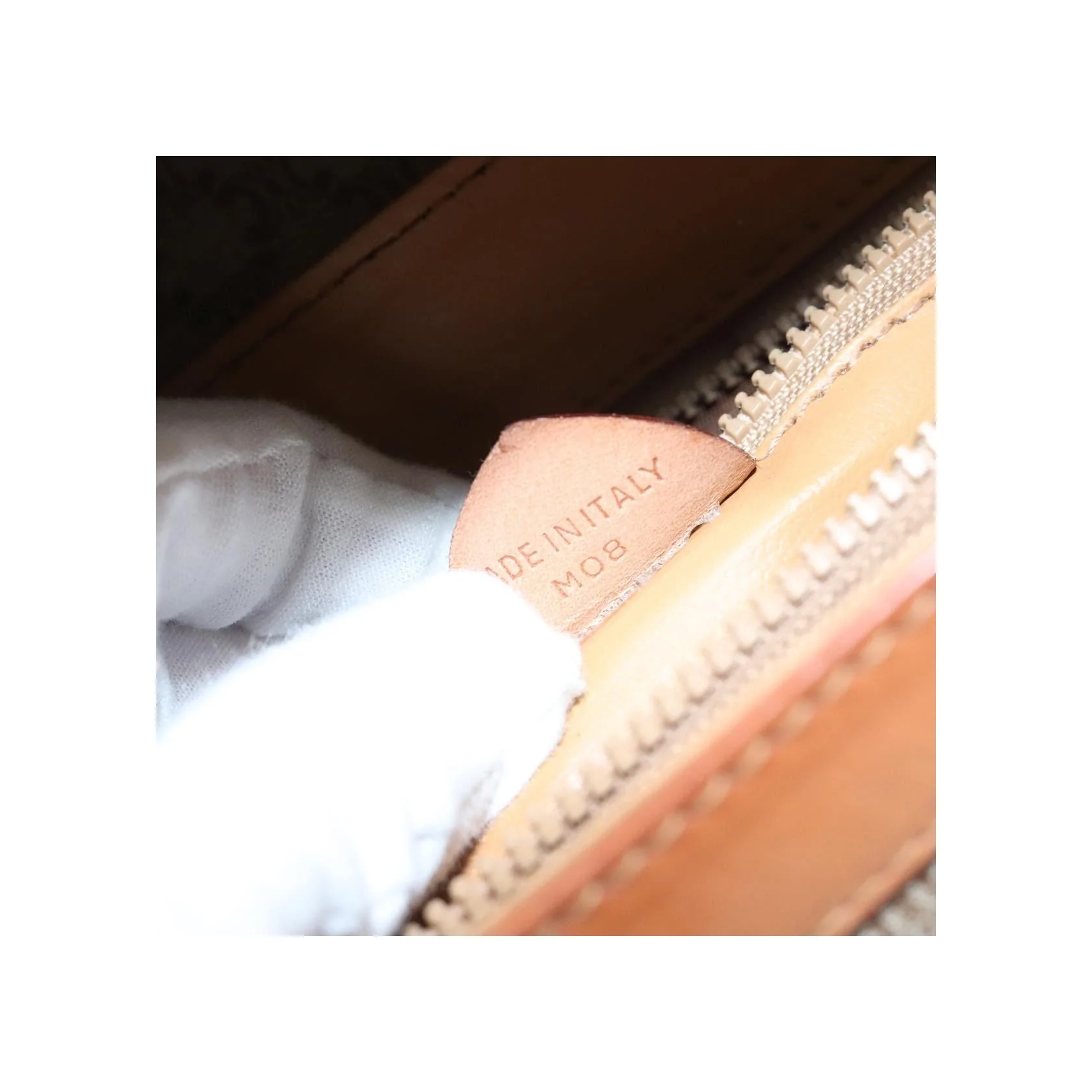 Sac À Main Celine Vintage Macadam - Beige - Image 7