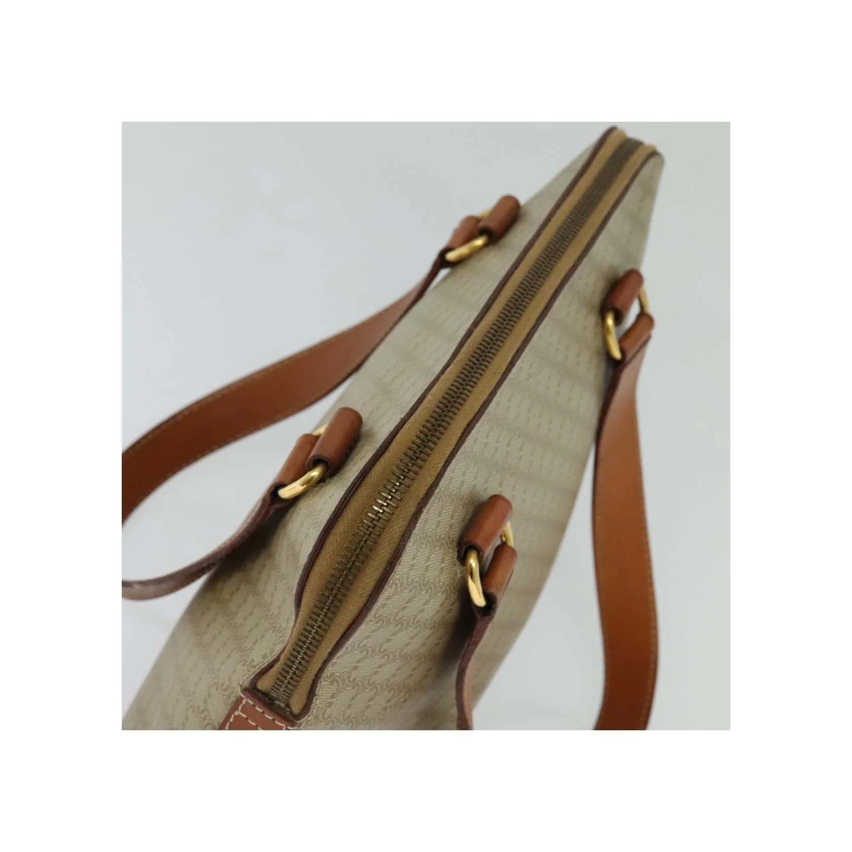 Sac À Main Celine Vintage Macadam - Beige - Image 13