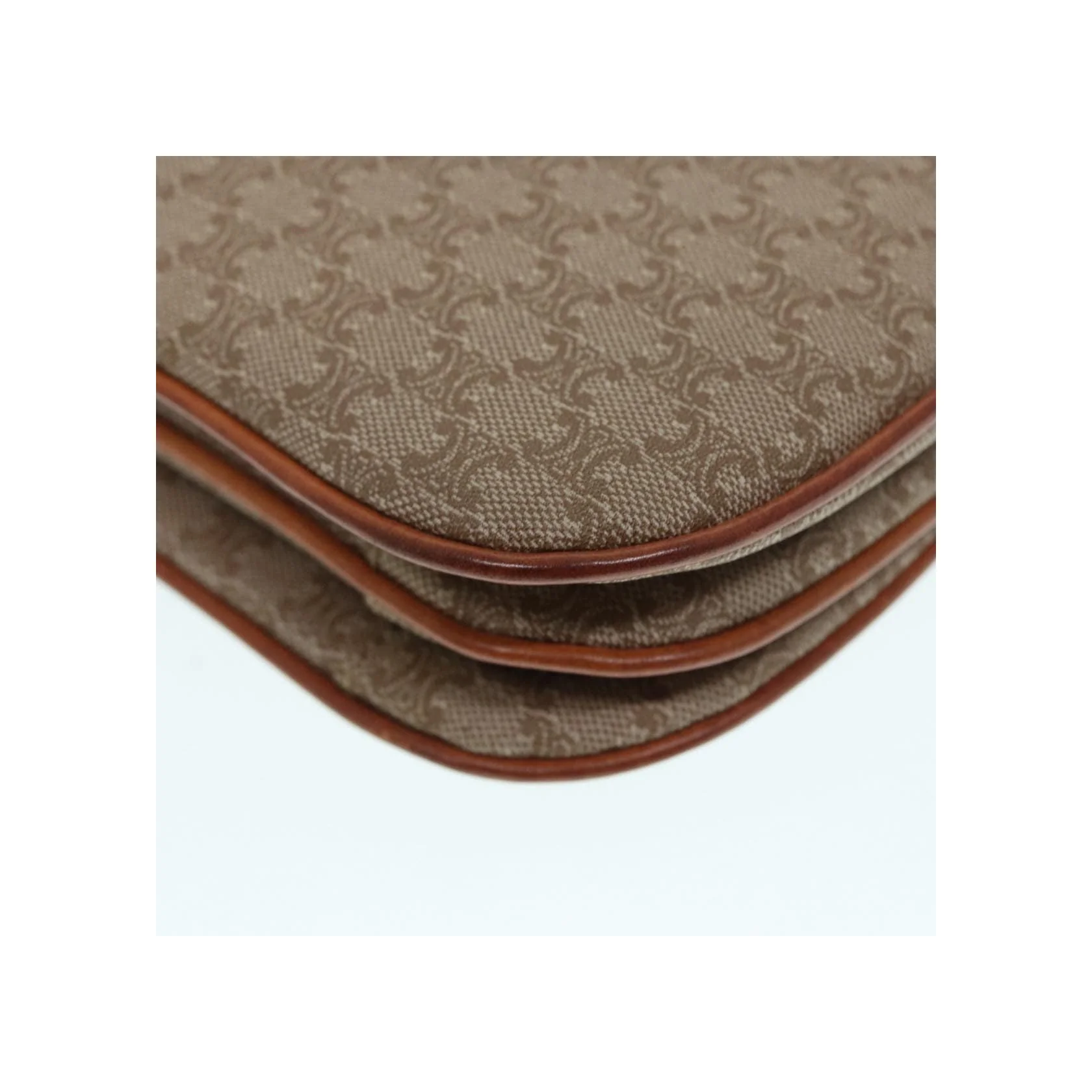 Sac À Bandoulière Celine Vintage Macadam - Beige - Image 10
