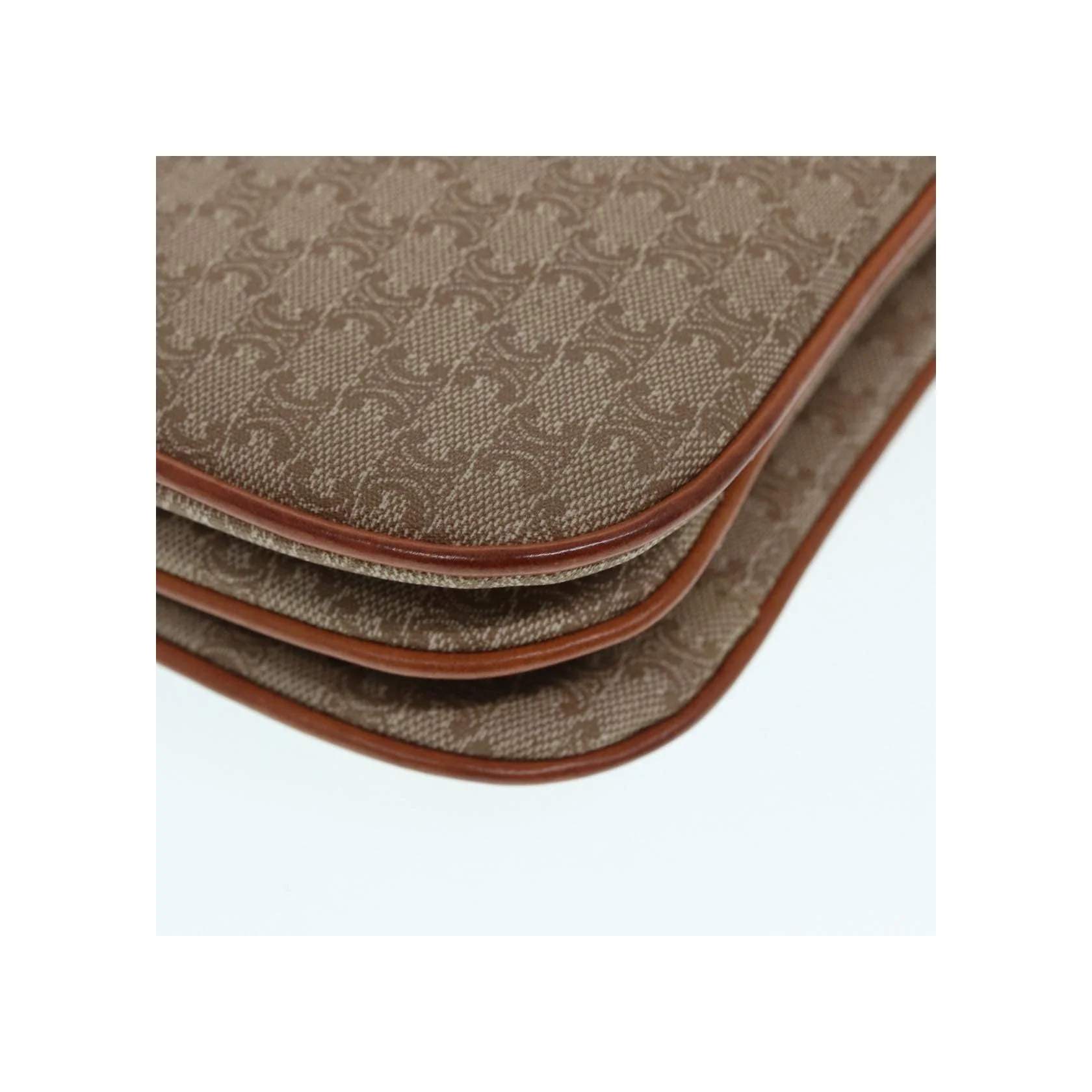 Sac À Bandoulière Celine Vintage Macadam - Beige - Image 11