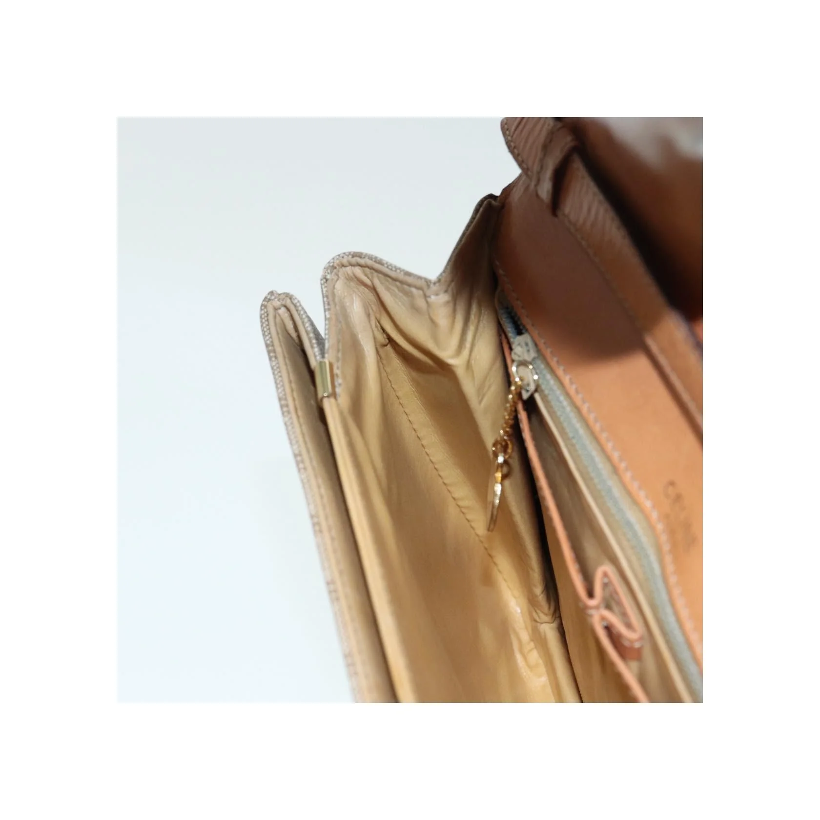 Sac À Bandoulière Celine Vintage Macadam - Beige - Image 21