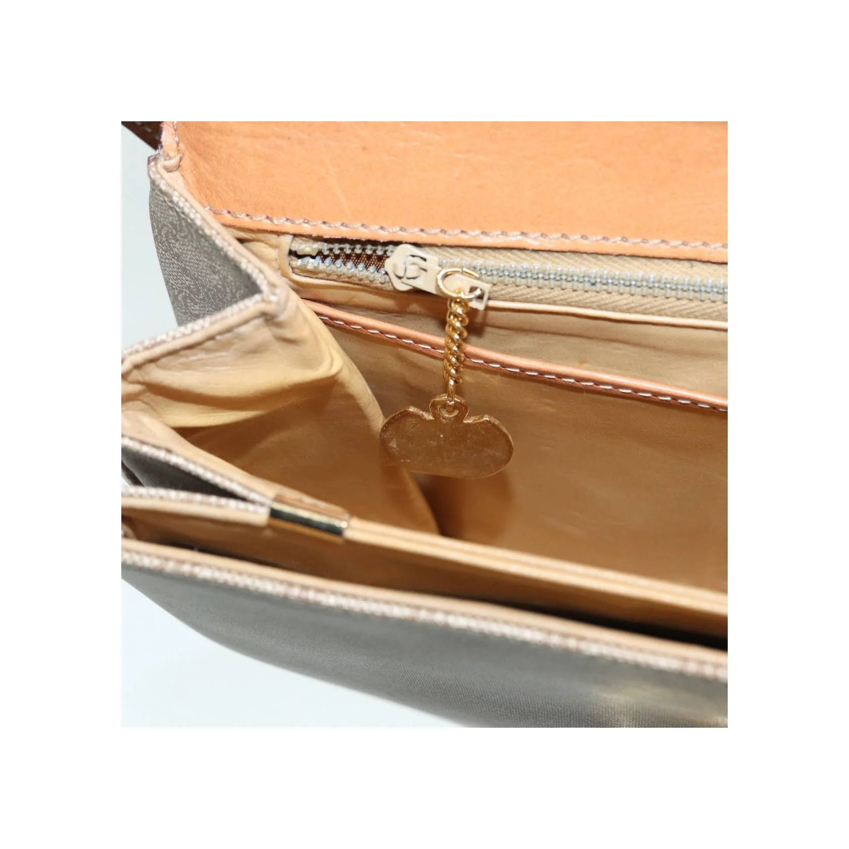 Sac À Bandoulière Celine Vintage Macadam - Beige - Image 22