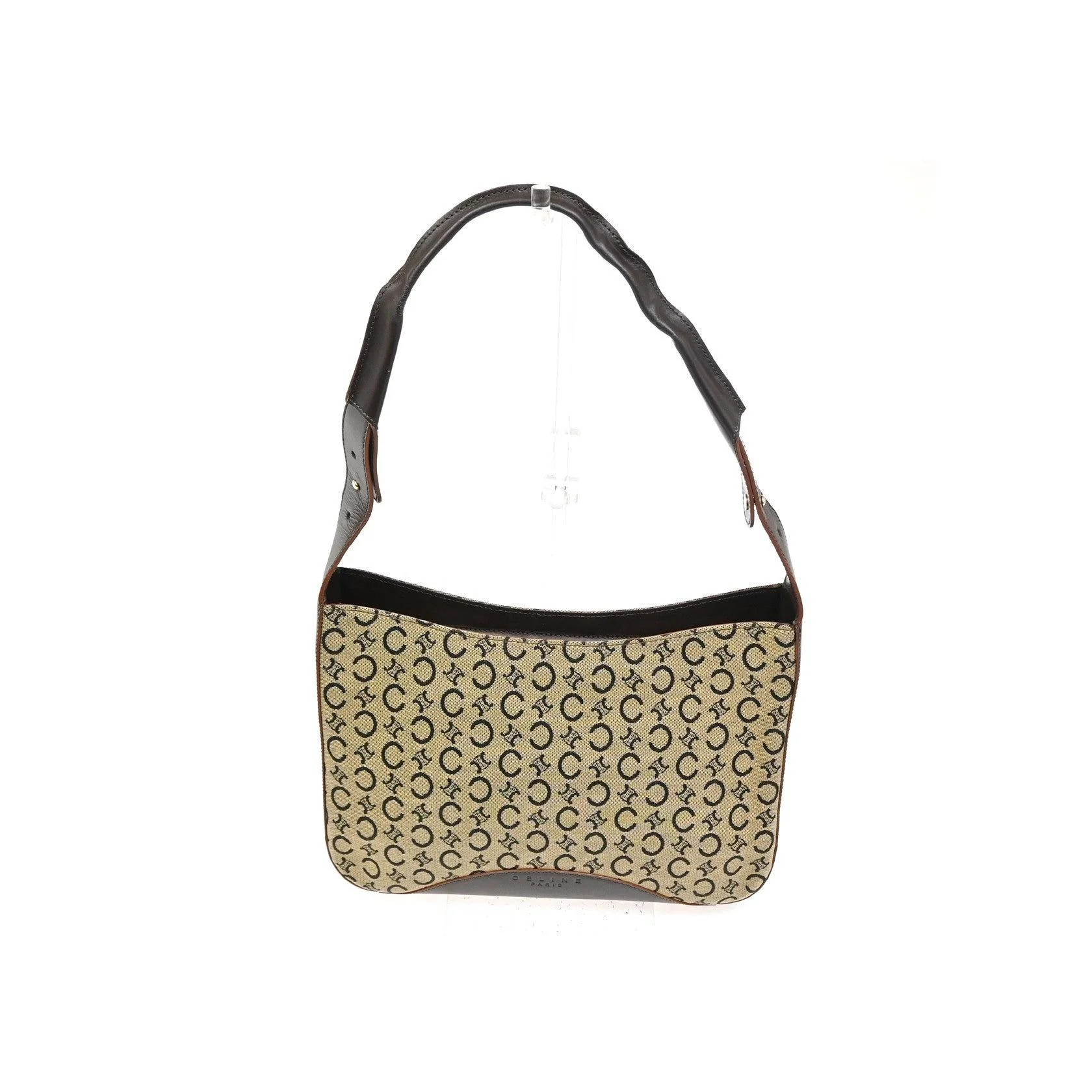 Sac À Bandoulière Celine Vintage Macadam - Brown - Image 2